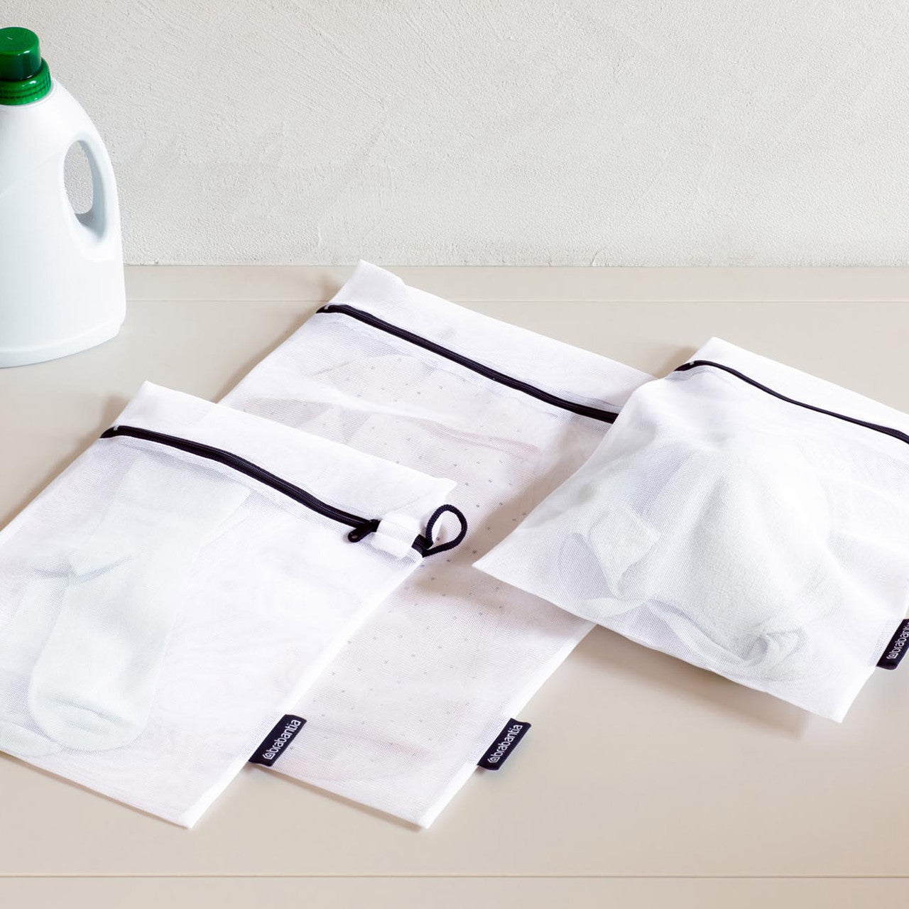 Brabantia Wash Bag Set of 3 White