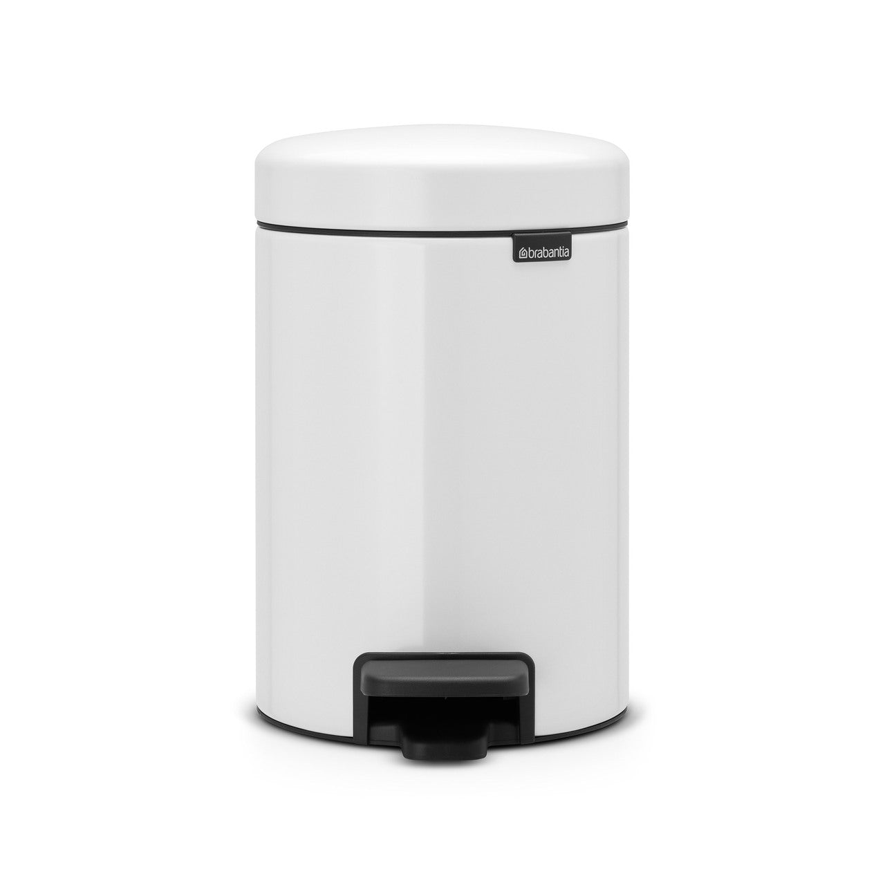 Brabantia Newlcon Pedal Bin 3 Litre - White