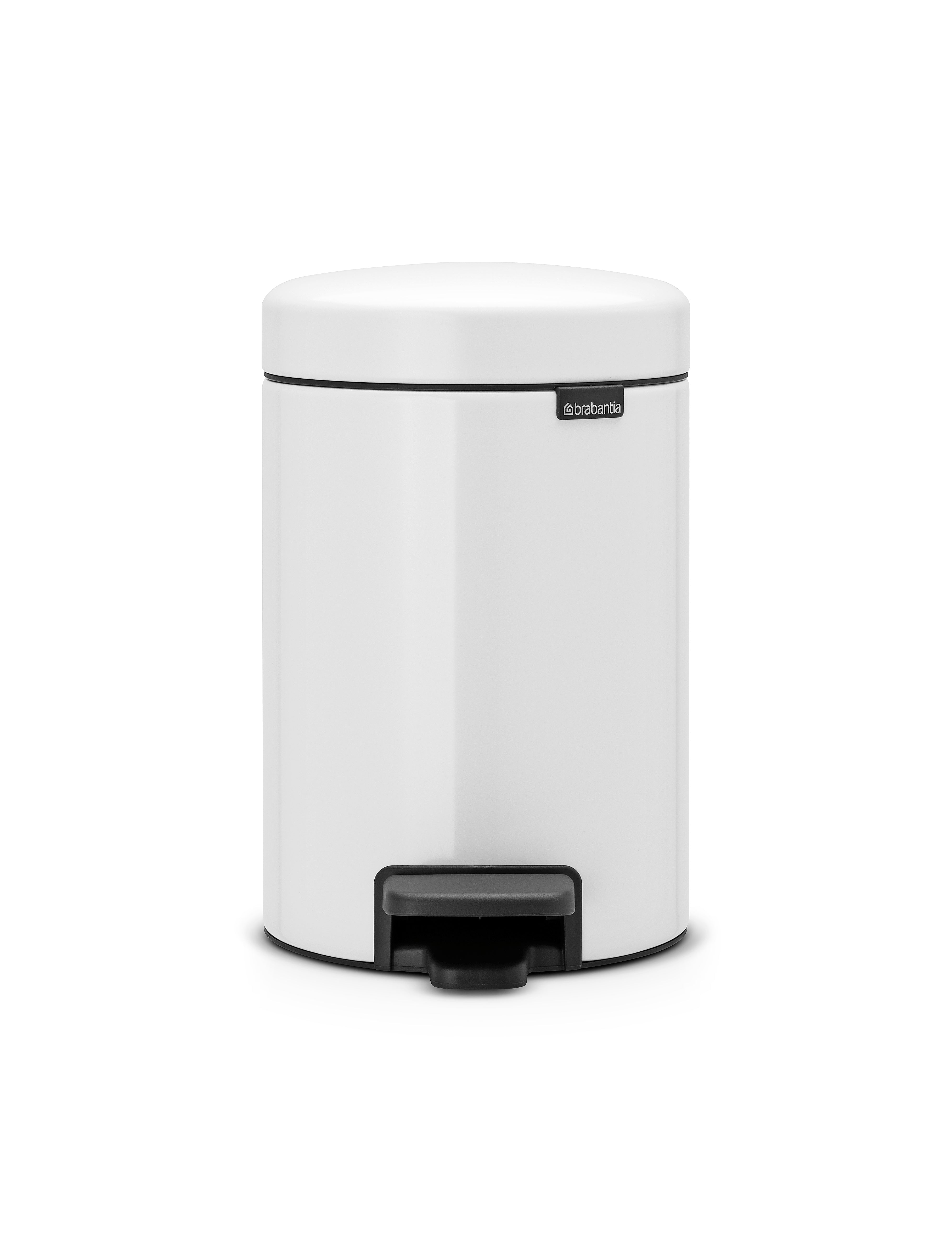 Brabantia Newlcon Pedal Bin 3 Litre - White