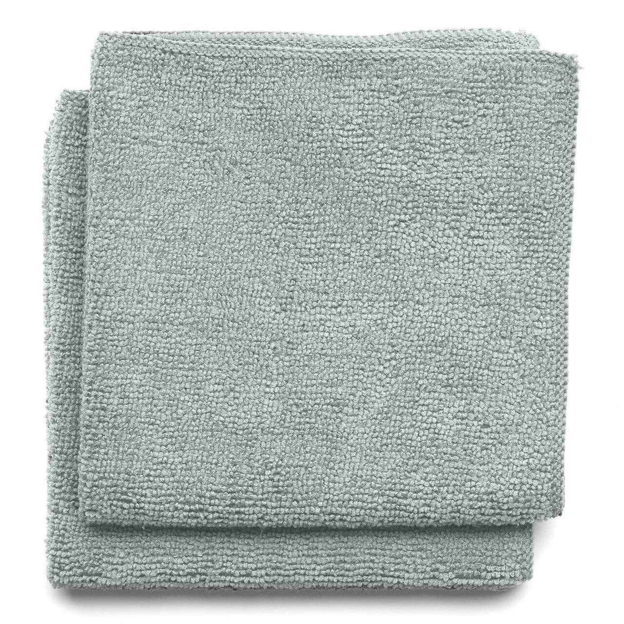 Brabantia Microfibre Dish Cloths 30 x 30cm Set of 2 Mid Grey