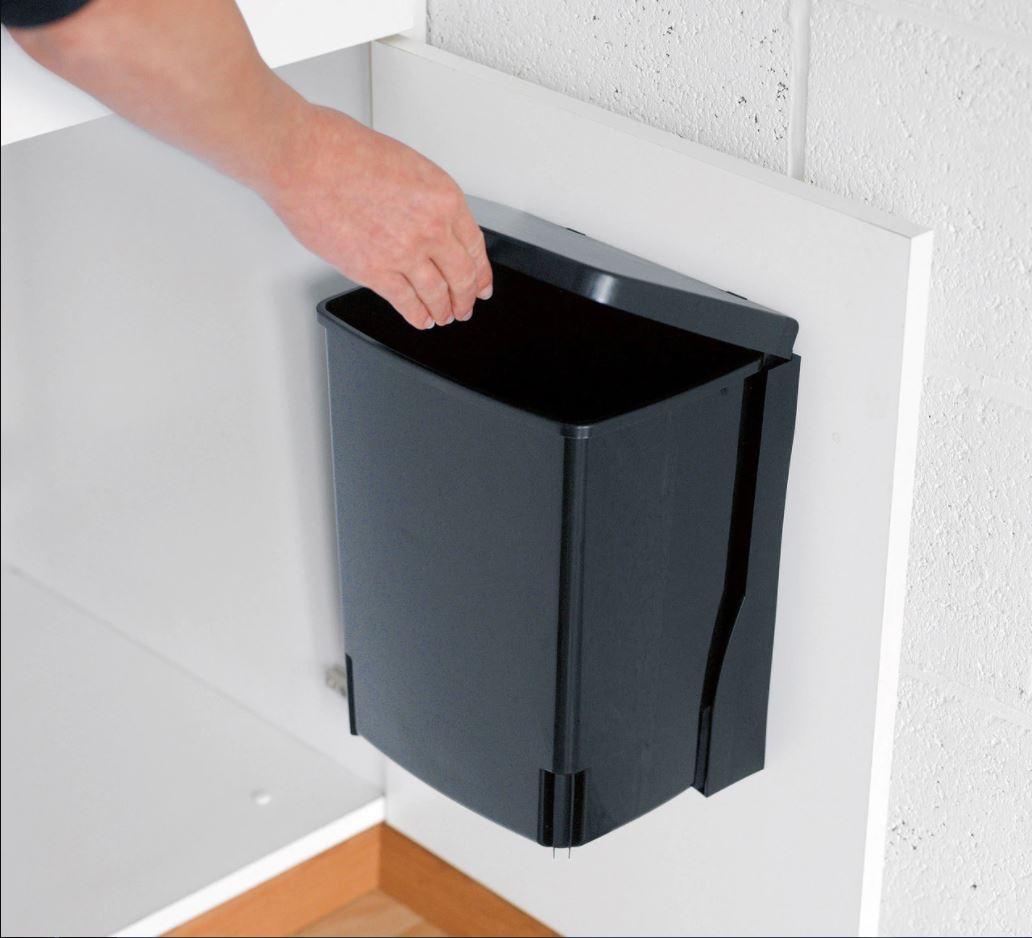 Brabantia Built-in Bin Rectangular 10 Litre Black