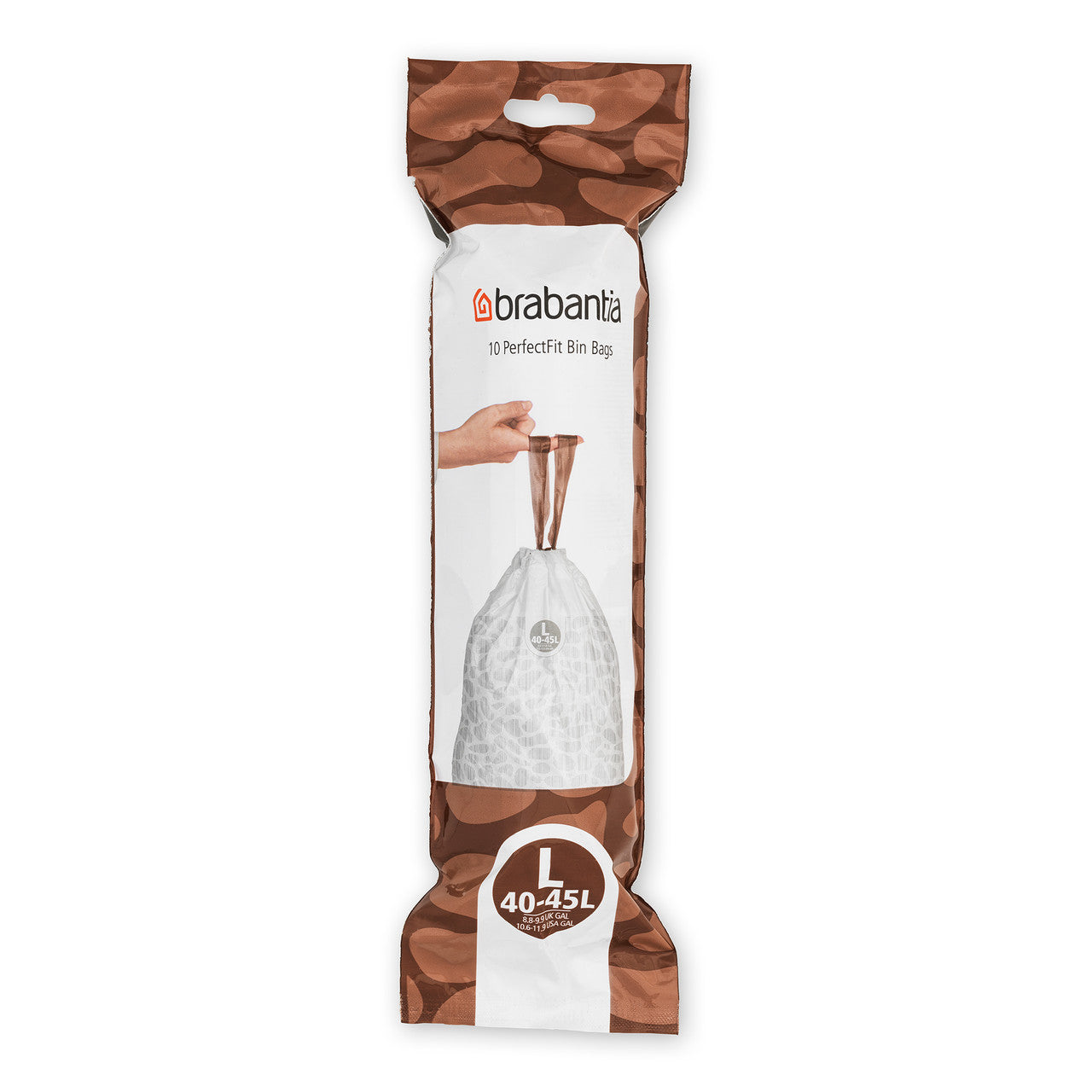 Brabantia Smartfix Pedal Bin Liner - Code L (40/45 Litre) 10 Bags