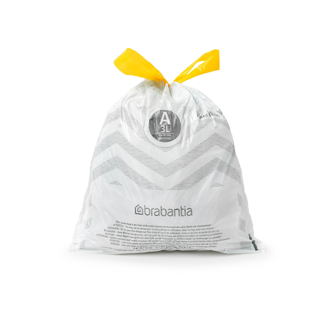 Brabantia Smartfix Pedal Bin Liner - Code A (3 Litre) 20 Bags / Roll