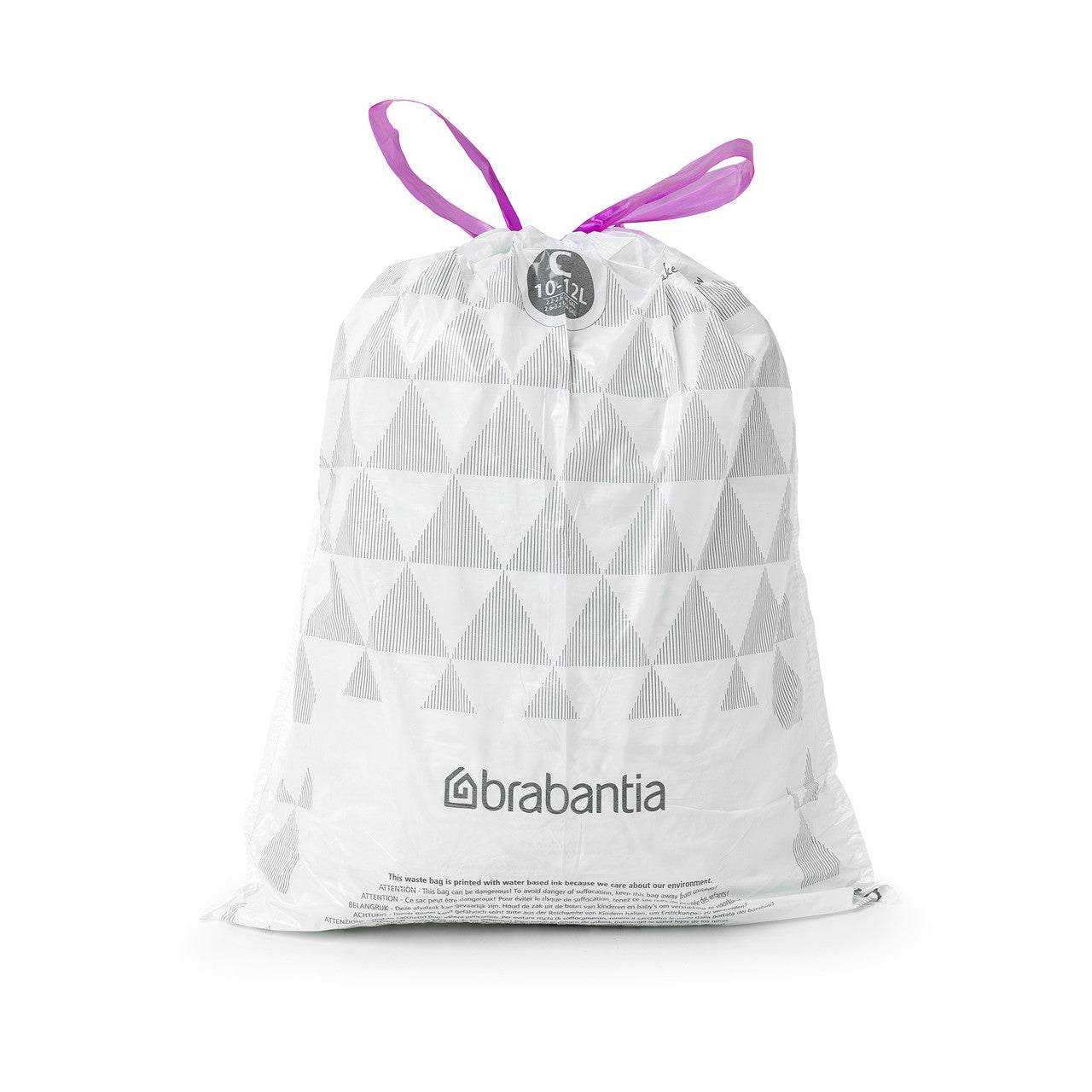 Brabantia Smartfix Pedal Bin Liner - Code C (10/12 Litre) 20 Bags