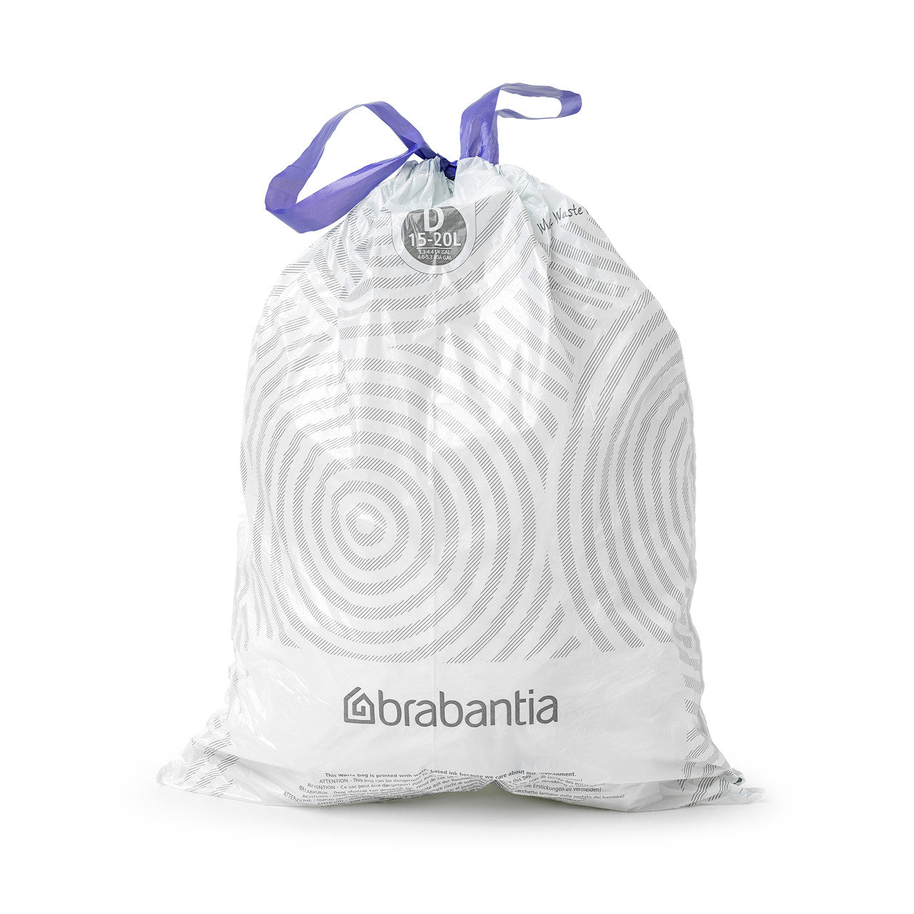Brabantia Smartfix Pedal Bin Liner - Code D (15/20 Litre) 20 Bags