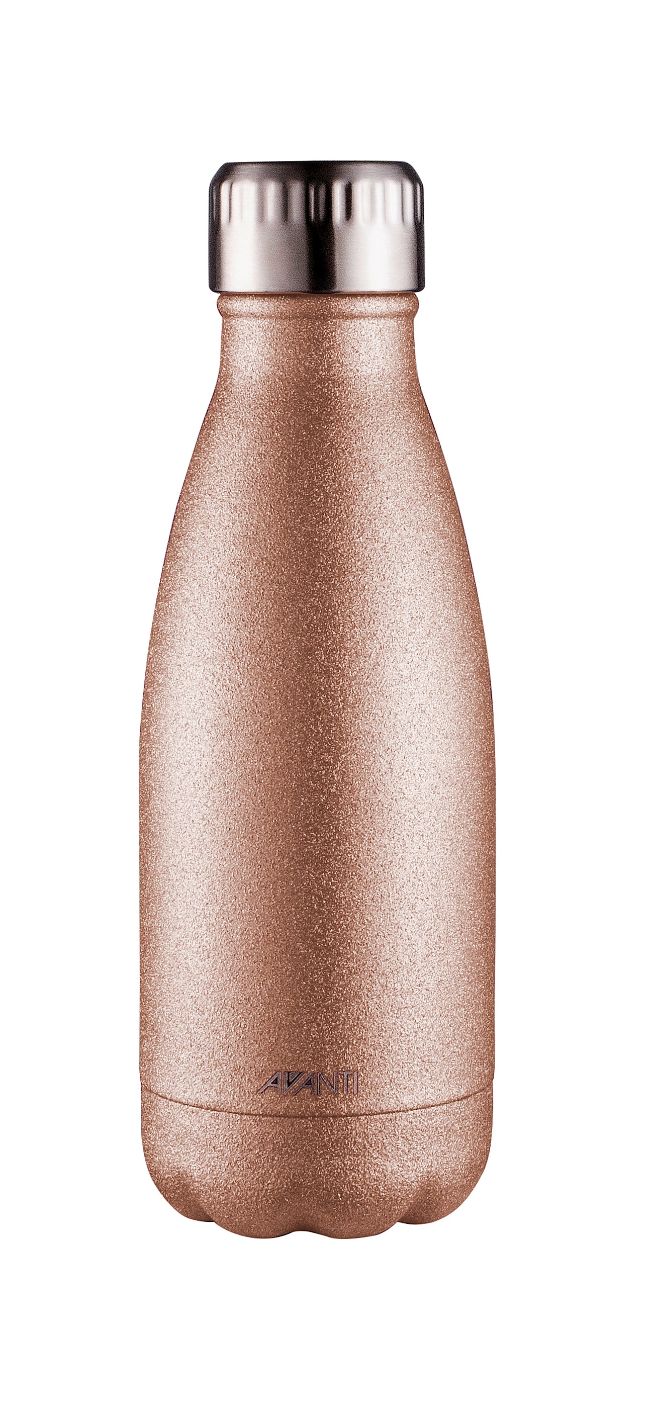 Avanti Fluid Bottle 350ml - Glitter Rose Gold