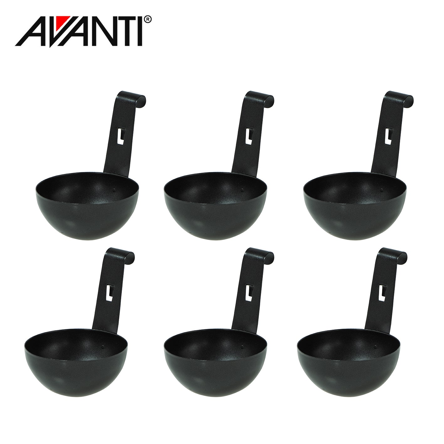 Avanti Non Stick Egg Poacher Cups Set of 6