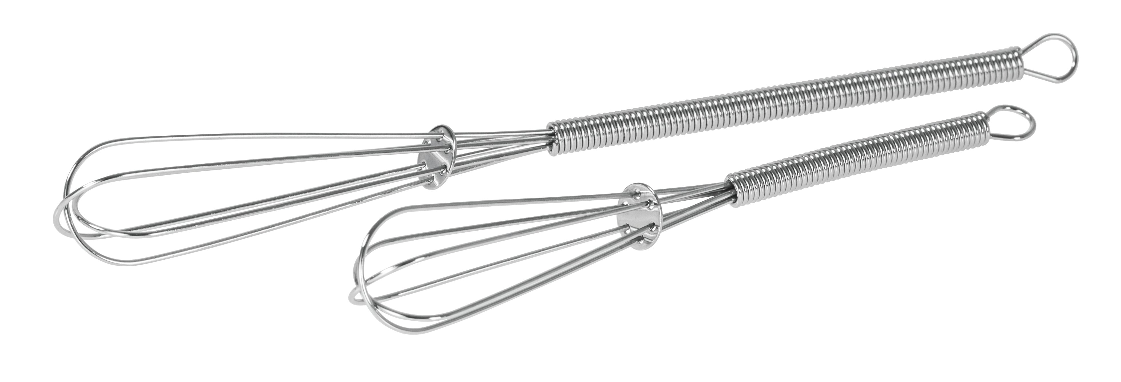 Avanti Mini Stainless Steel Whisks 13cm & 18cm Set of 2