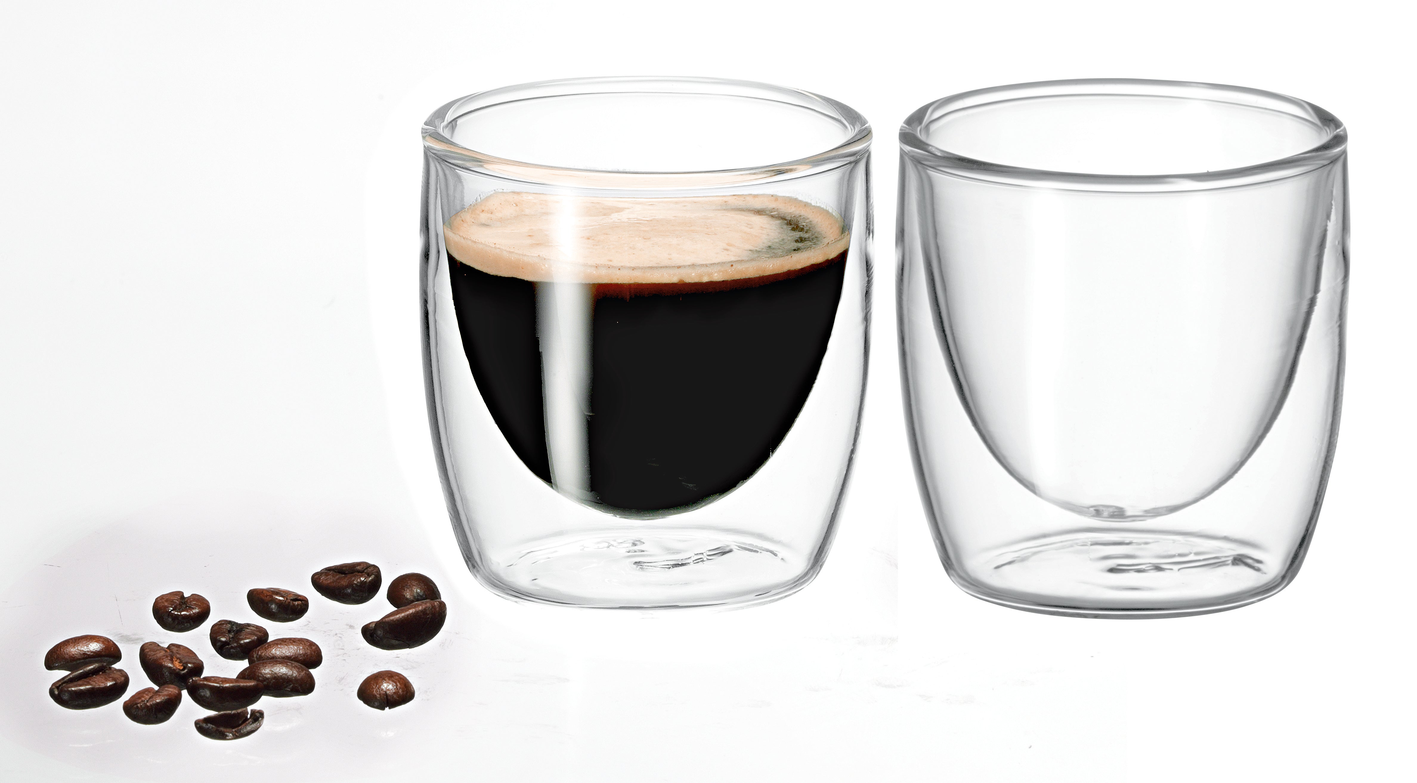 Avanti Twin Wall Caffee Glass Set 100ml Set of 2