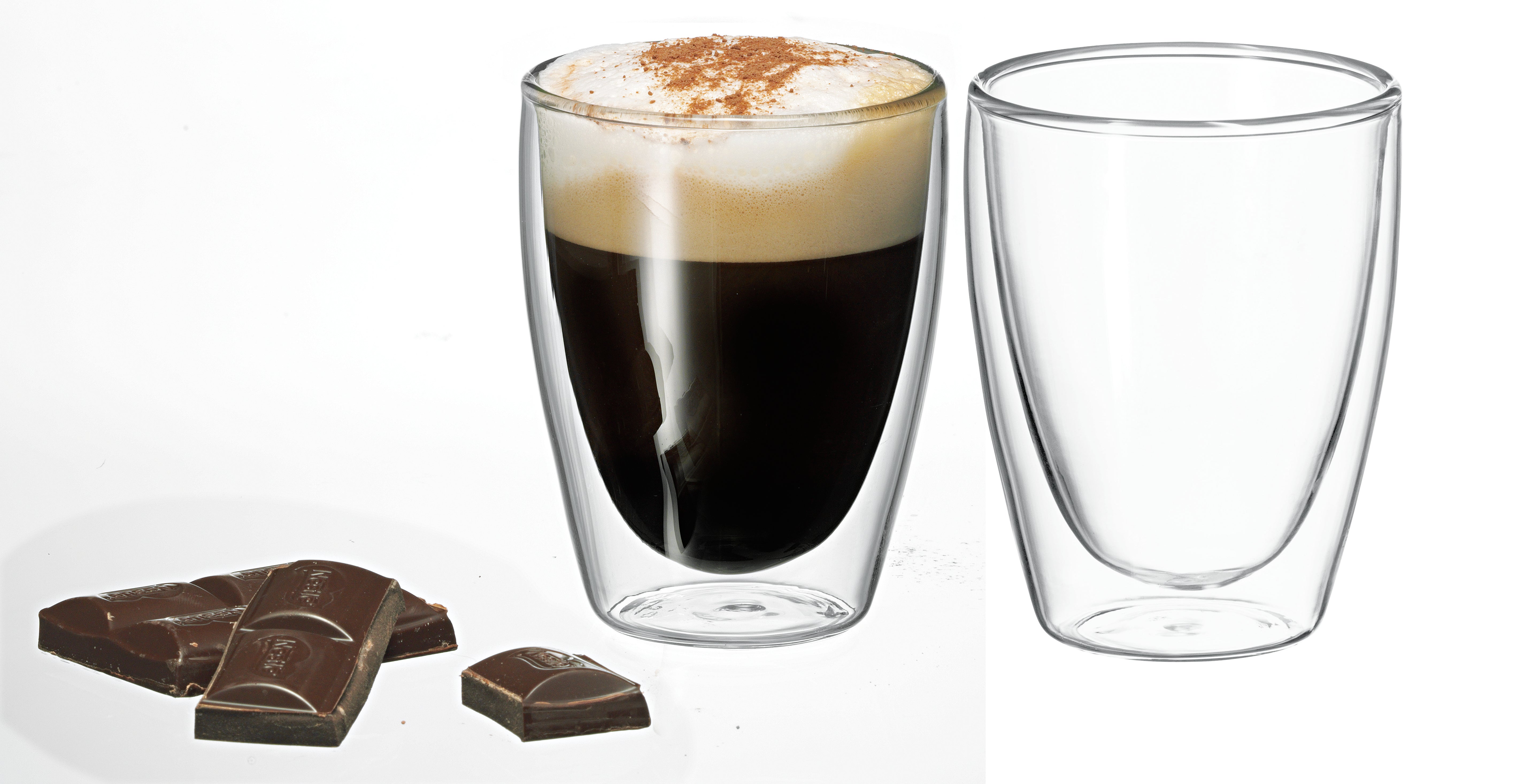 Avanti Twin Wall Caffe Glass 250ml - Set of 2