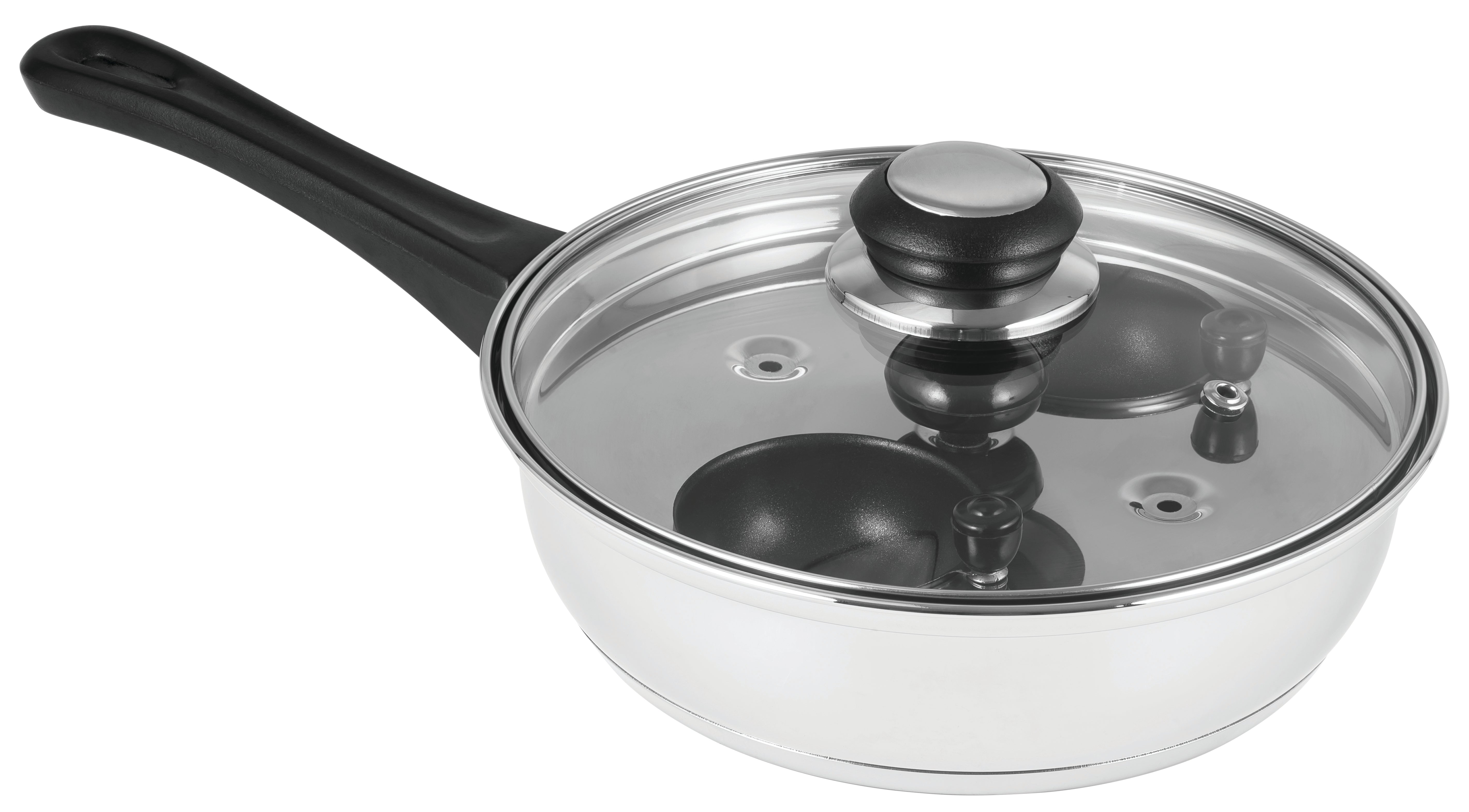 Avanti 2 Egg Poacher with 20cm Non-Stick Cups