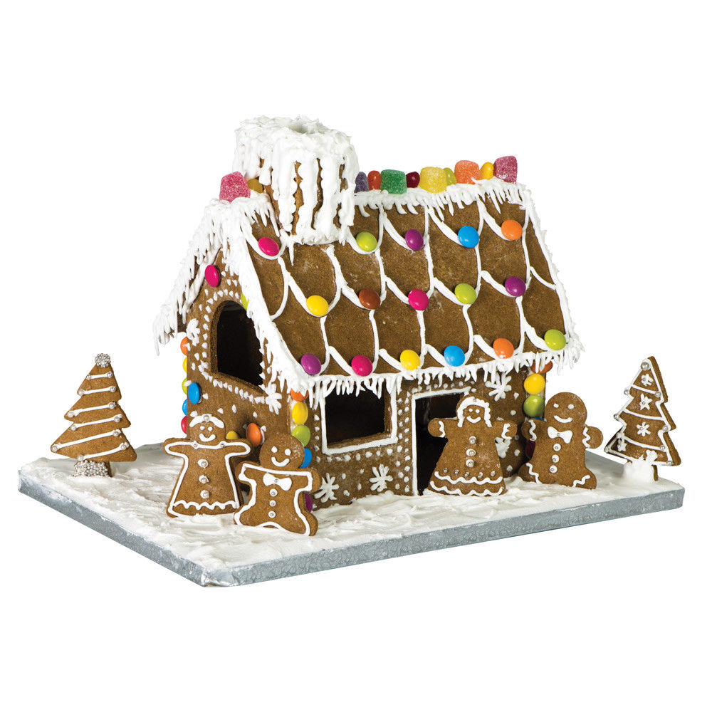 Avanti Gingerbread House 10 Piece Set with Base Board