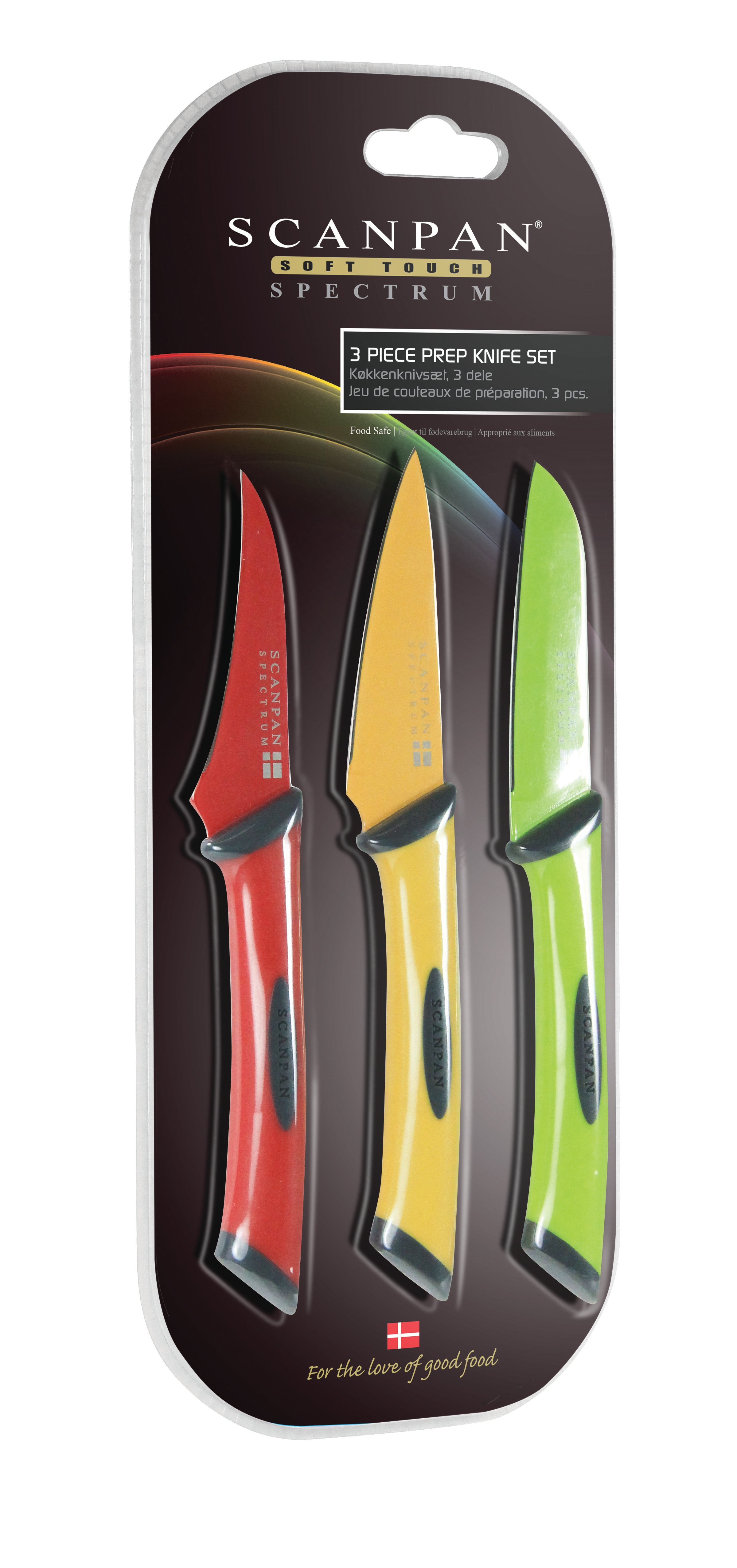 Scanpan Spectrum 3 Piece Prep Knife Set