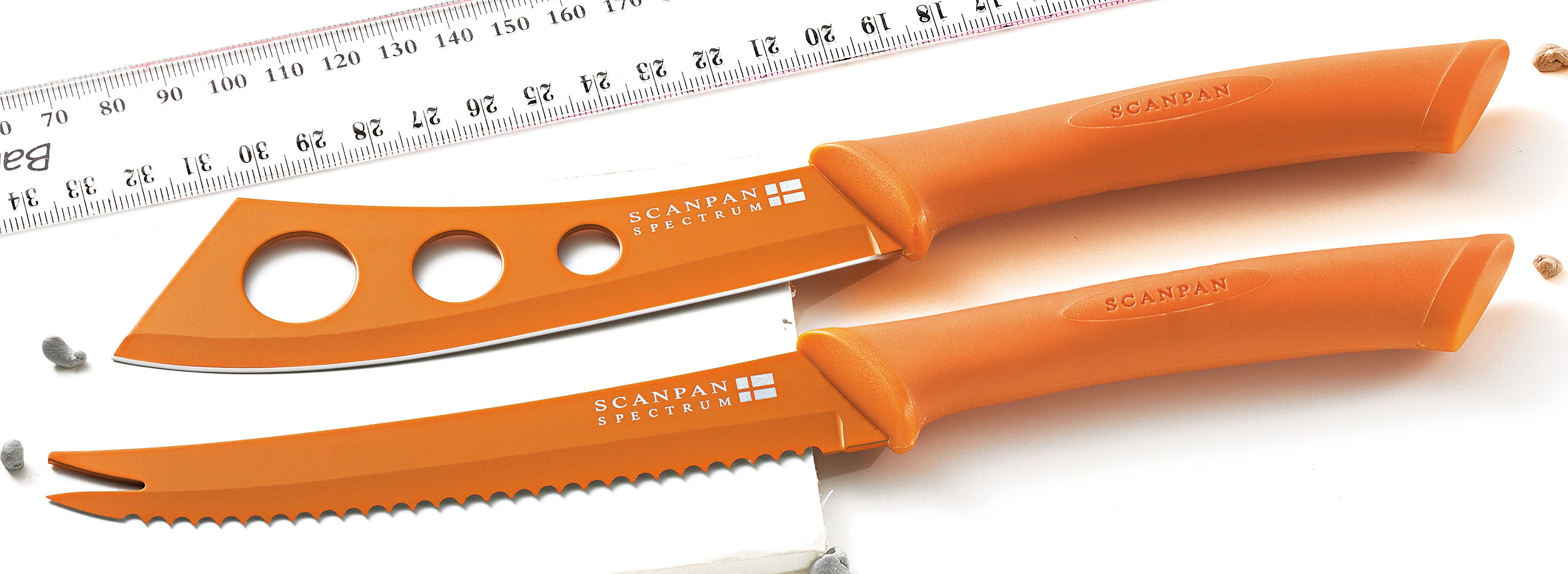 Scanpan Spectrum 2 Piece Cheese Knife Set