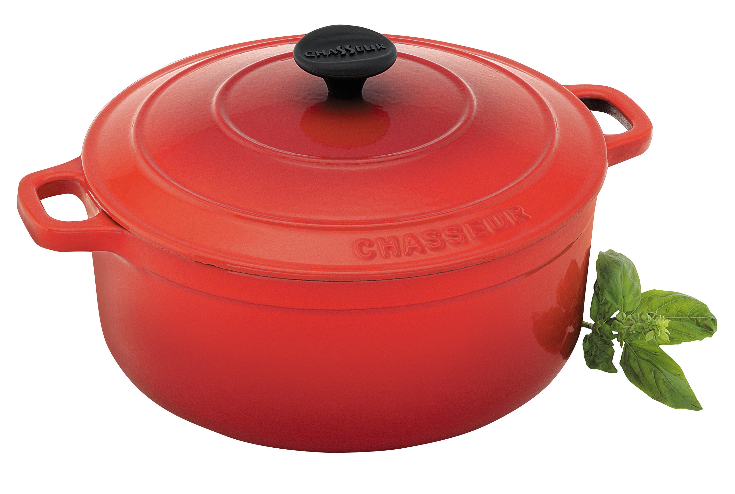 Chasseur Round French Oven 24cm / 3.8 Litre - Inferno Red
