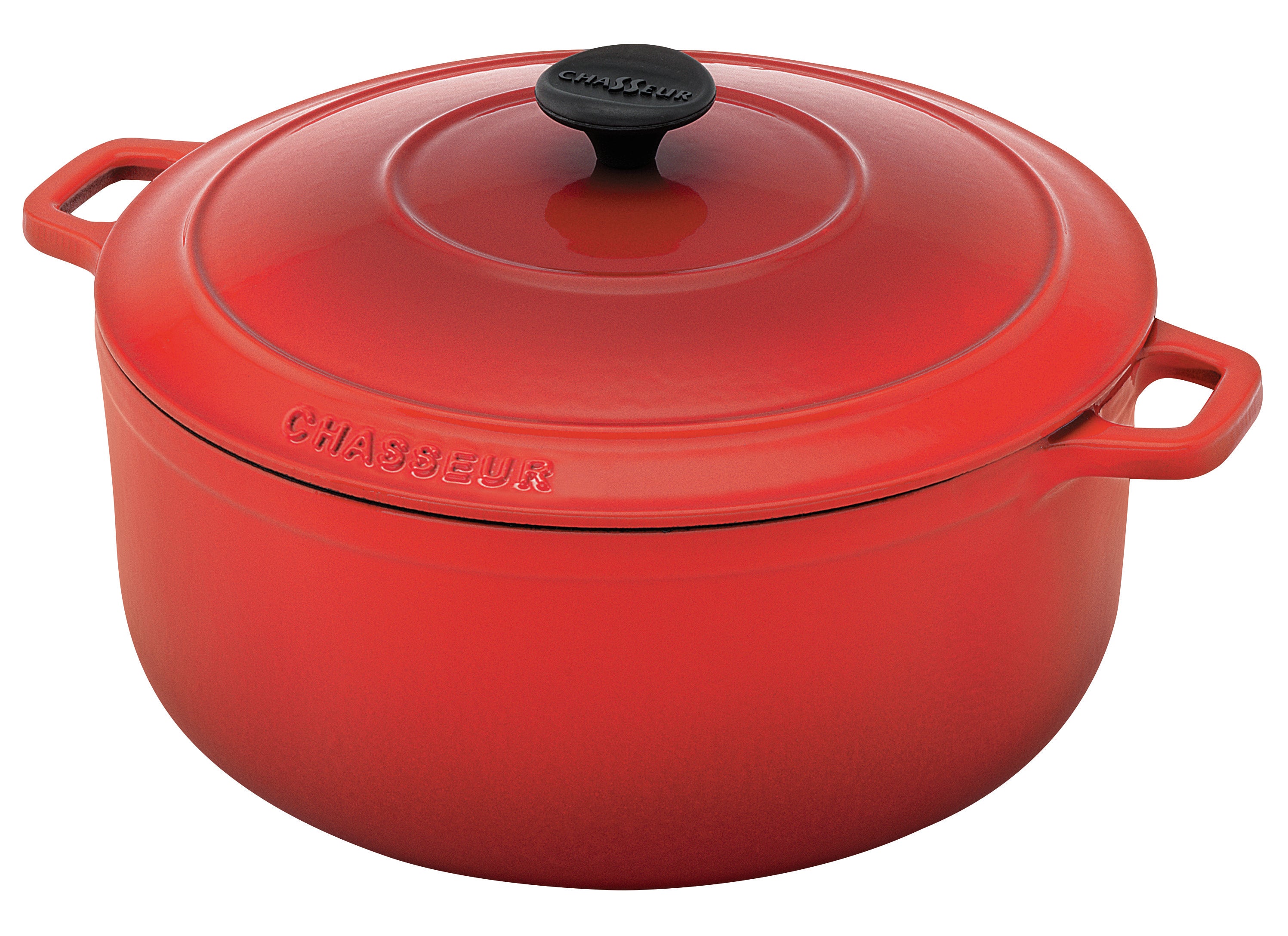 Chasseur Round French Oven 32cm / 8.0 L - Inferno Red