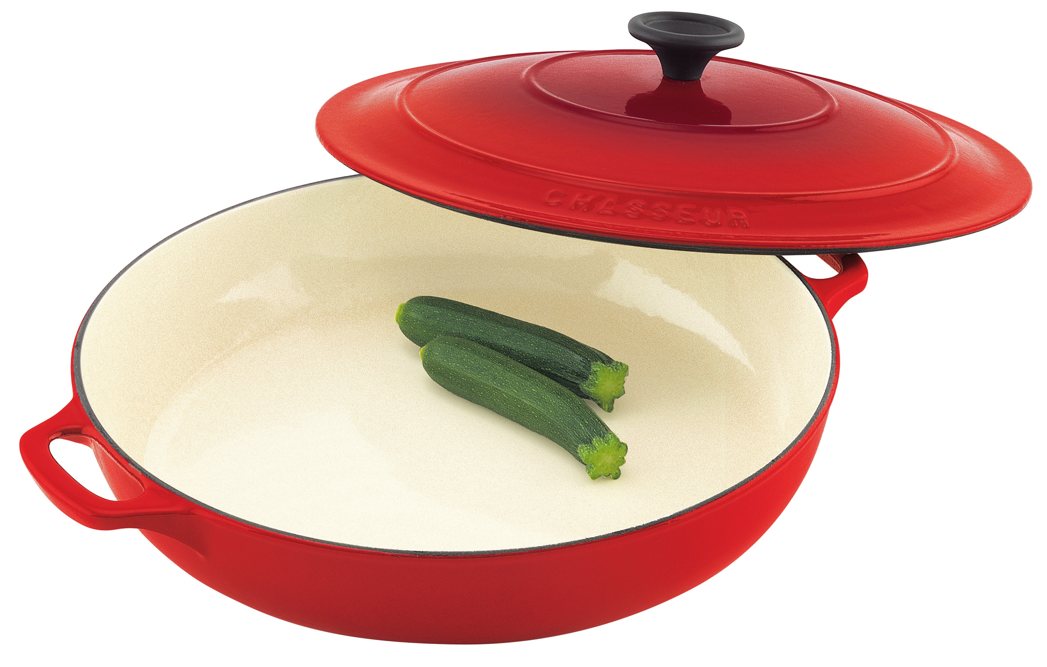 Chasseur Round Casserole 30cm / 2.5 Litre - Inferno Red