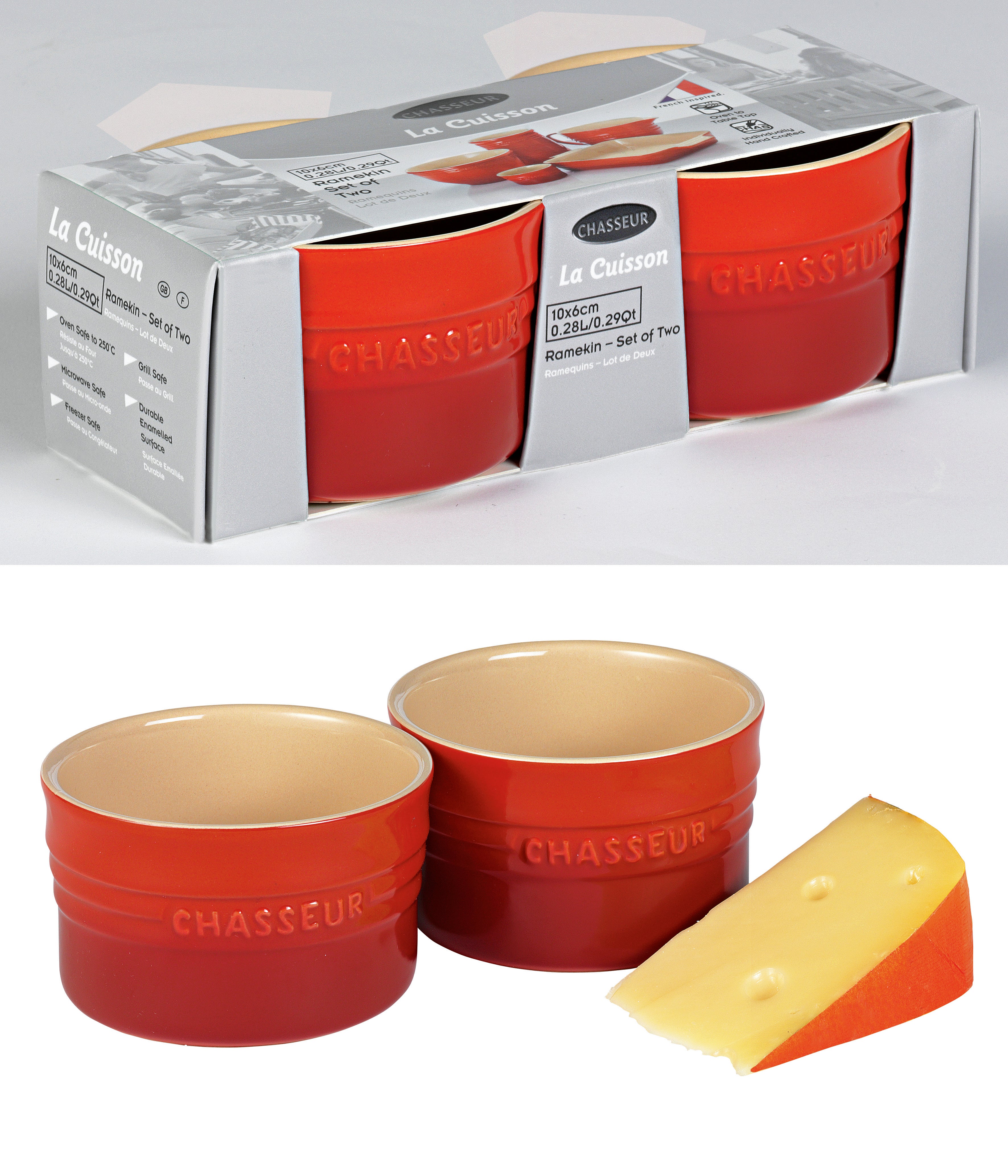 Chasseur Ramekin 280ml Set of 2 - Red