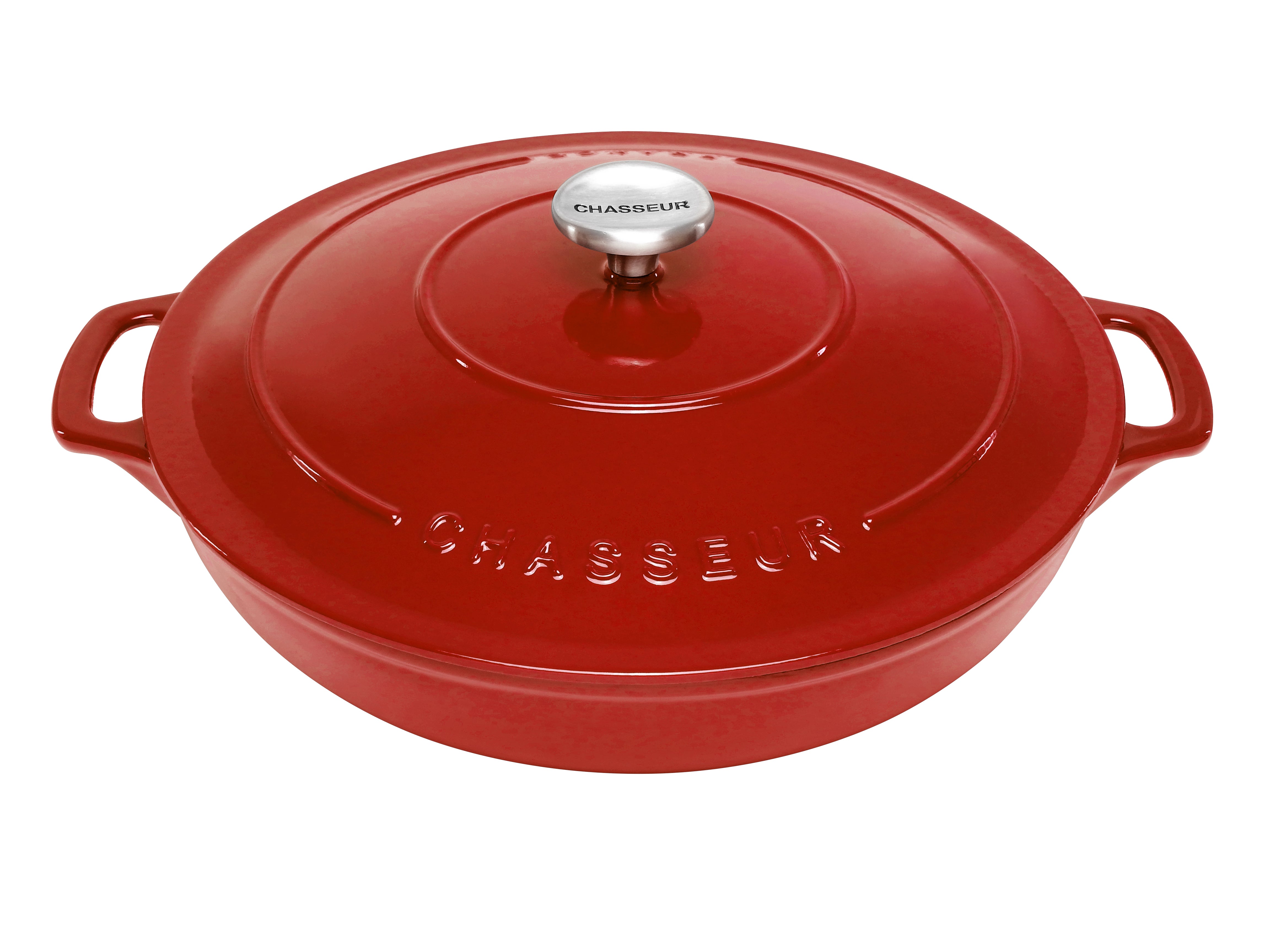 Chasseur Round Casserole 30cm / 2.5 Litre - Federation Red
