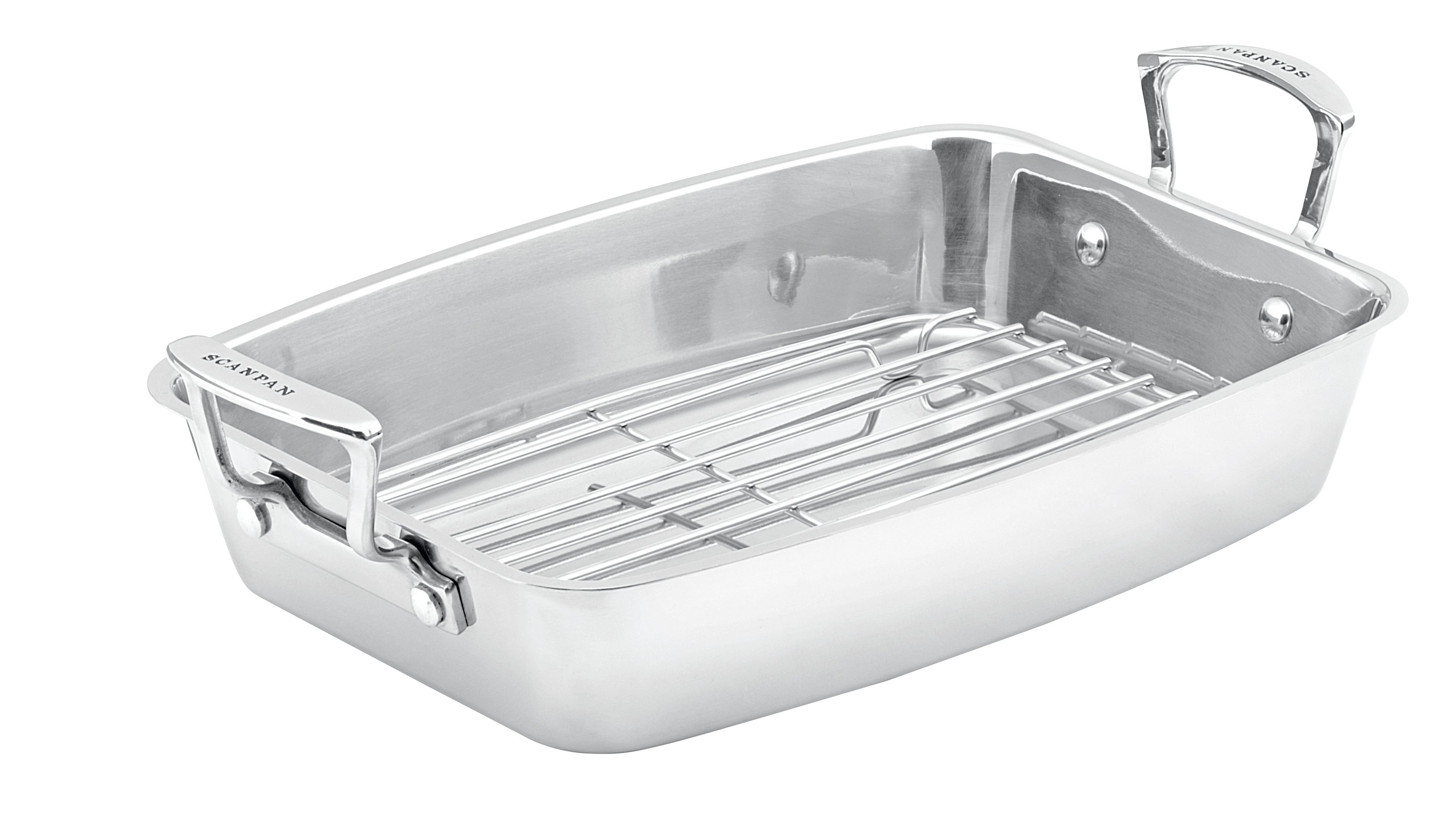 Scanpan Impact Roasting Pan with Rack 44 x 26cm