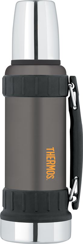Thermos Work Series Vacuum Insulated Flask Gunmetal 1.2 Litre