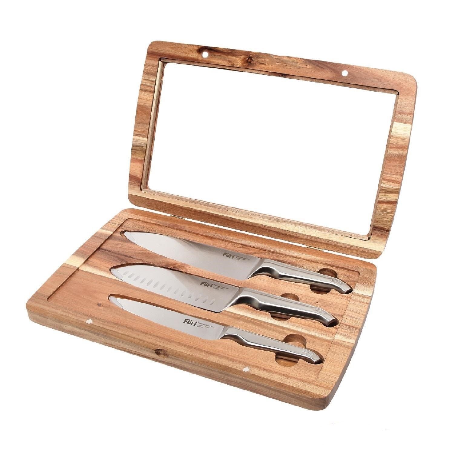 Furi Acacia 3 Piece Knife Set