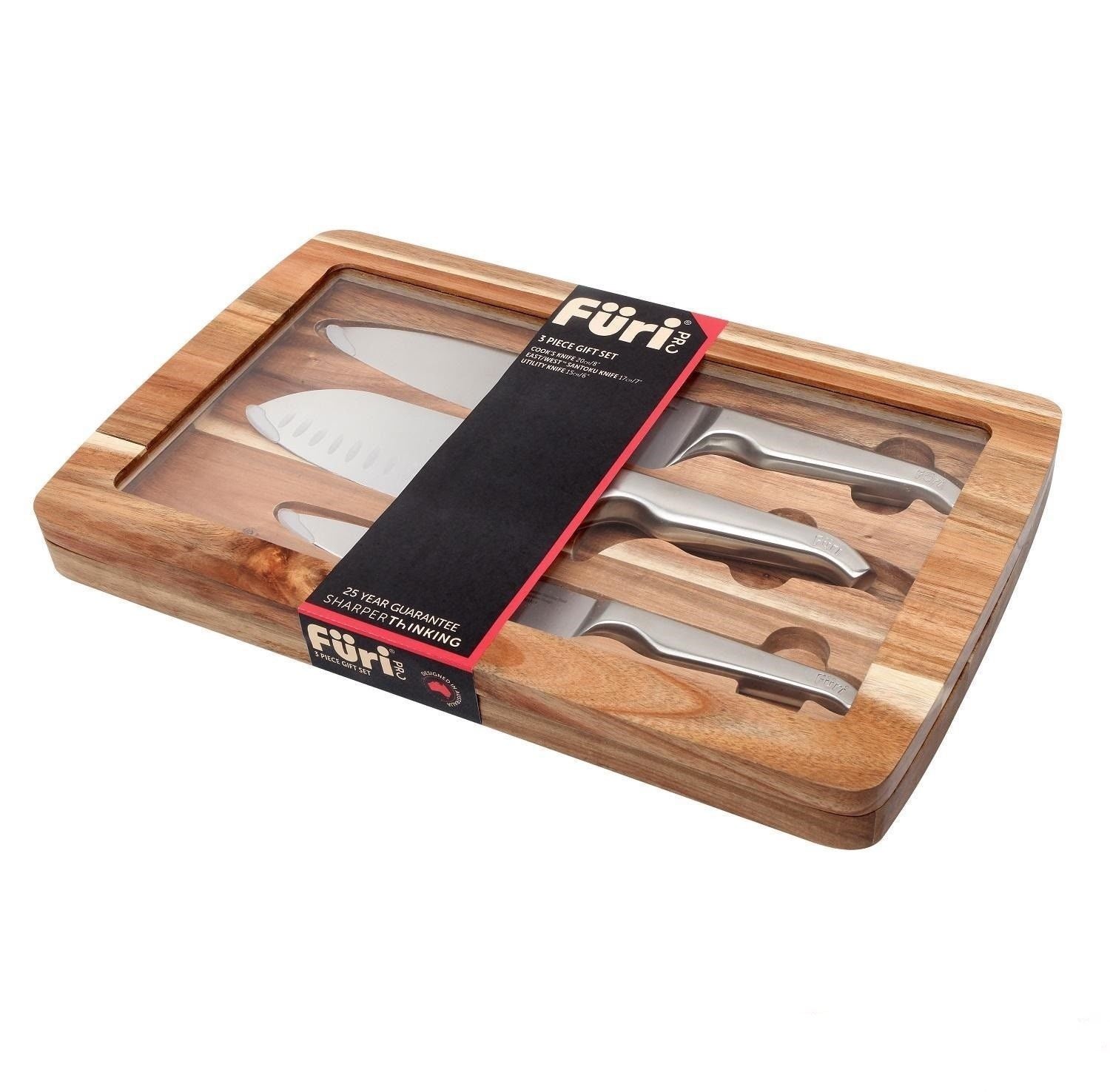 Furi Acacia 3 Piece Knife Set