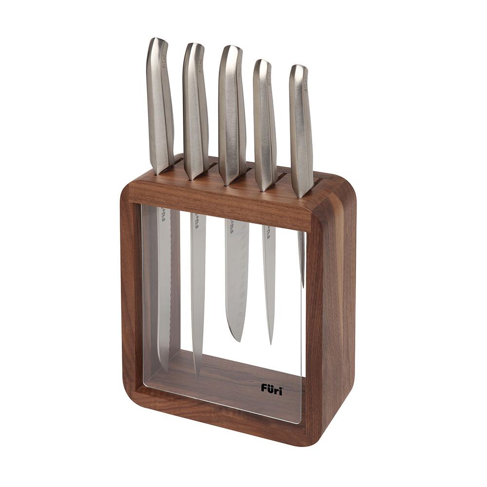 Furi Pro Vault 6 Piece Knife Block Set