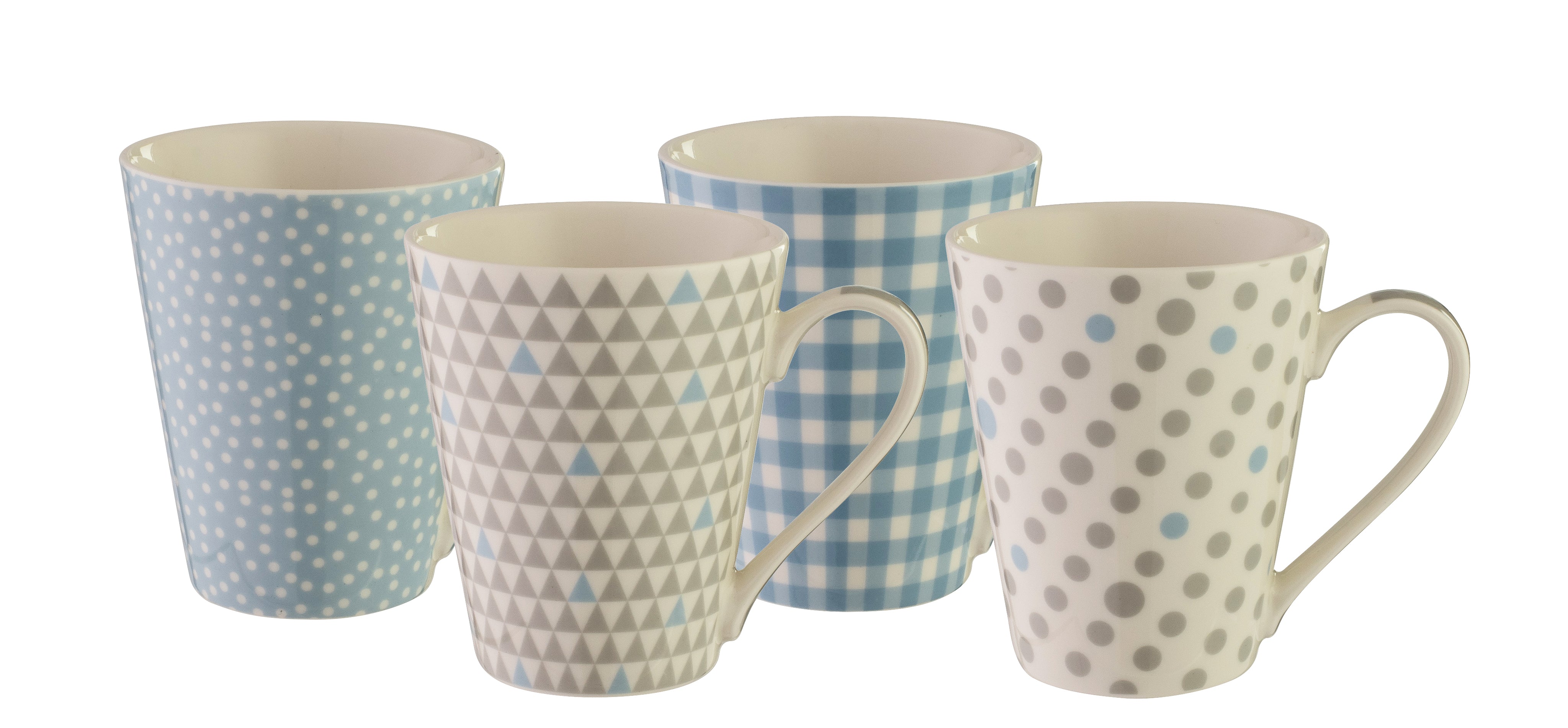 Bundanoon Conical 4 Piece Coffee Tea Mug Set 400ml