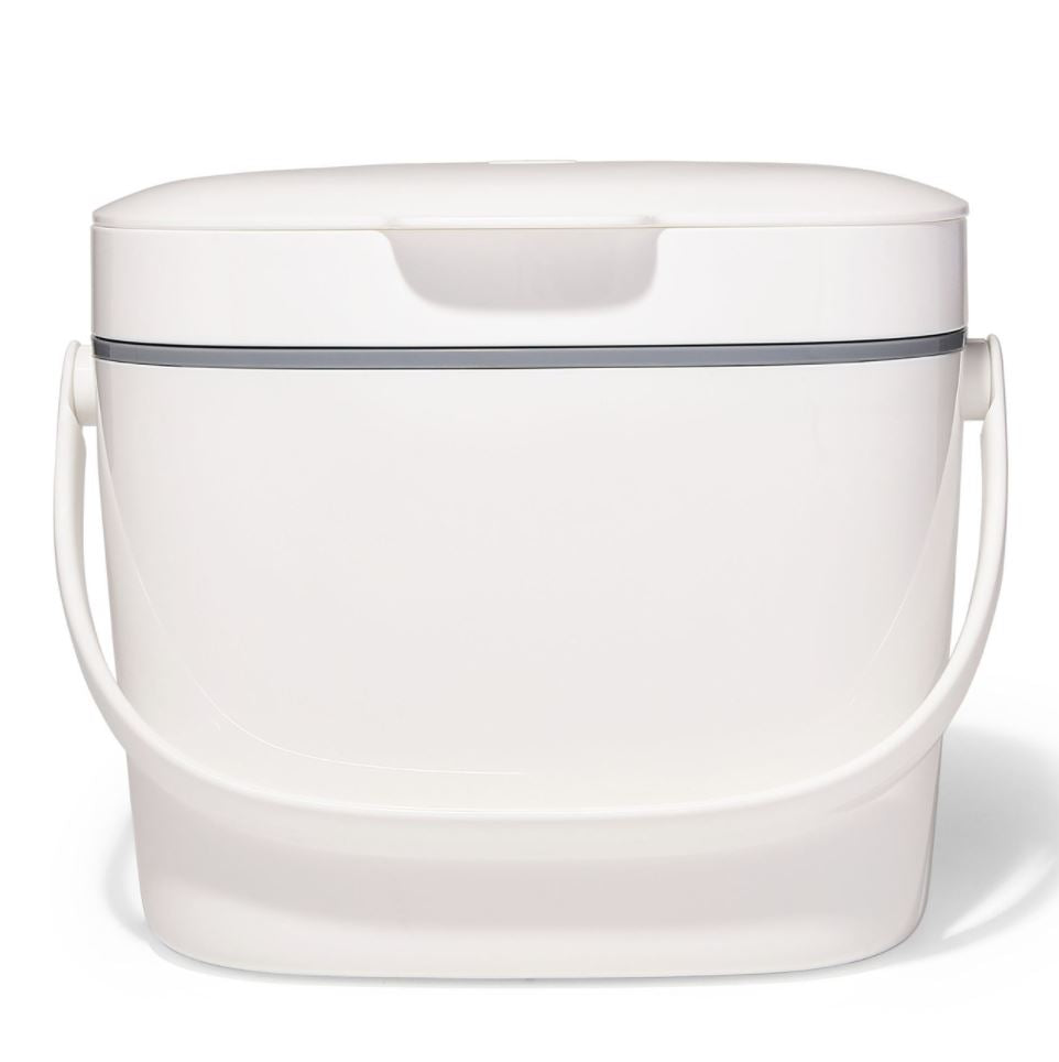 OXO Good Grips Easy Clean Compost Bin 6.62 Litre - White