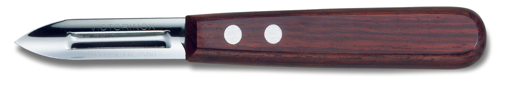 Victorinox Rosewood Potato Peeler Double Edge Wood Handle