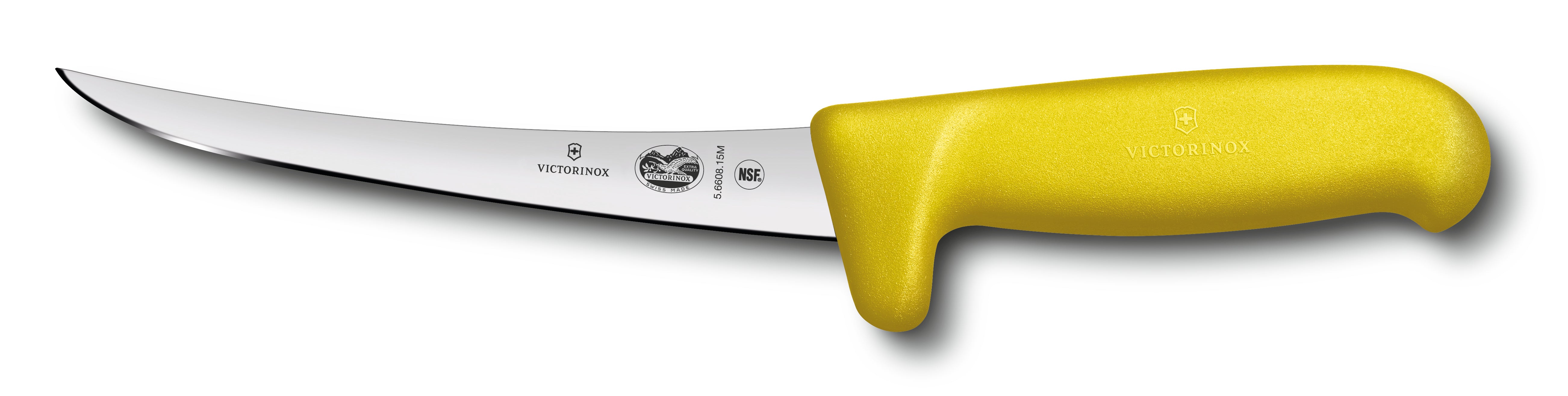 Victorinox Fibrox Boning Knife 15 cm Curved Safety Grip Narrow Blade