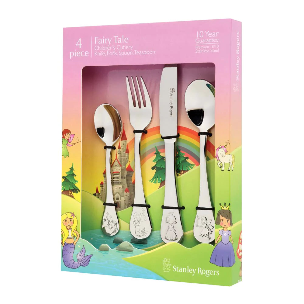 Stanley Rogers Children's 4 Piece Cutlery Set - Fairy Tale