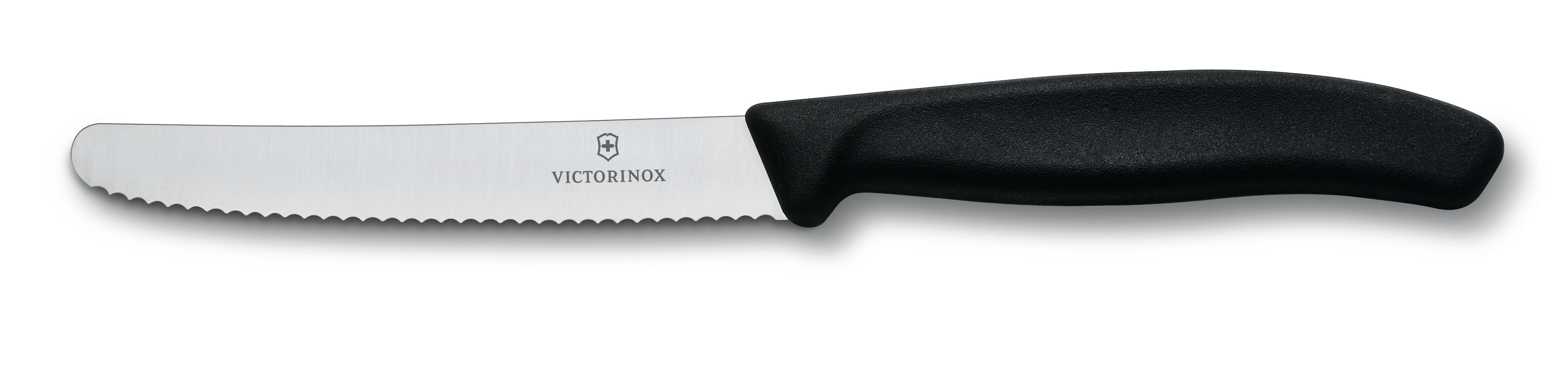 Victorinox Classic Serrated Steak & Tomato Knife 11cm - Black