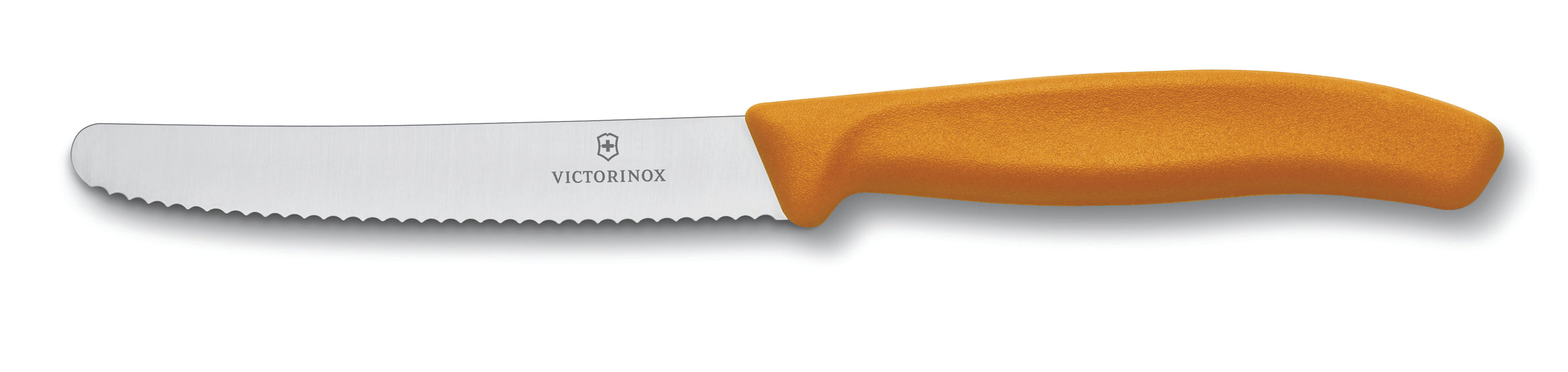 Victorinox Classic Serrated Steak & Tomato Knife 11cm - Orange