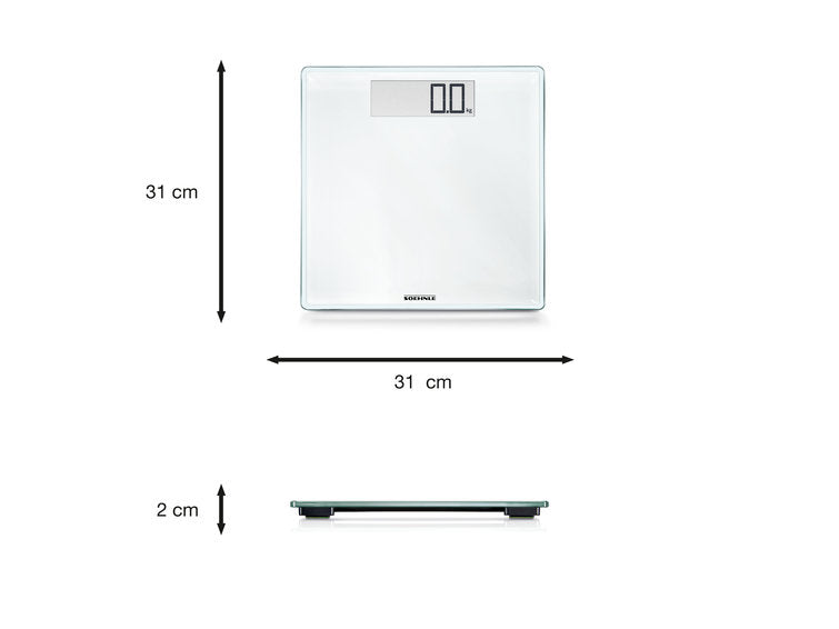 Soehnle Comfort 100 Digital Bathroom Scale 180kg - White