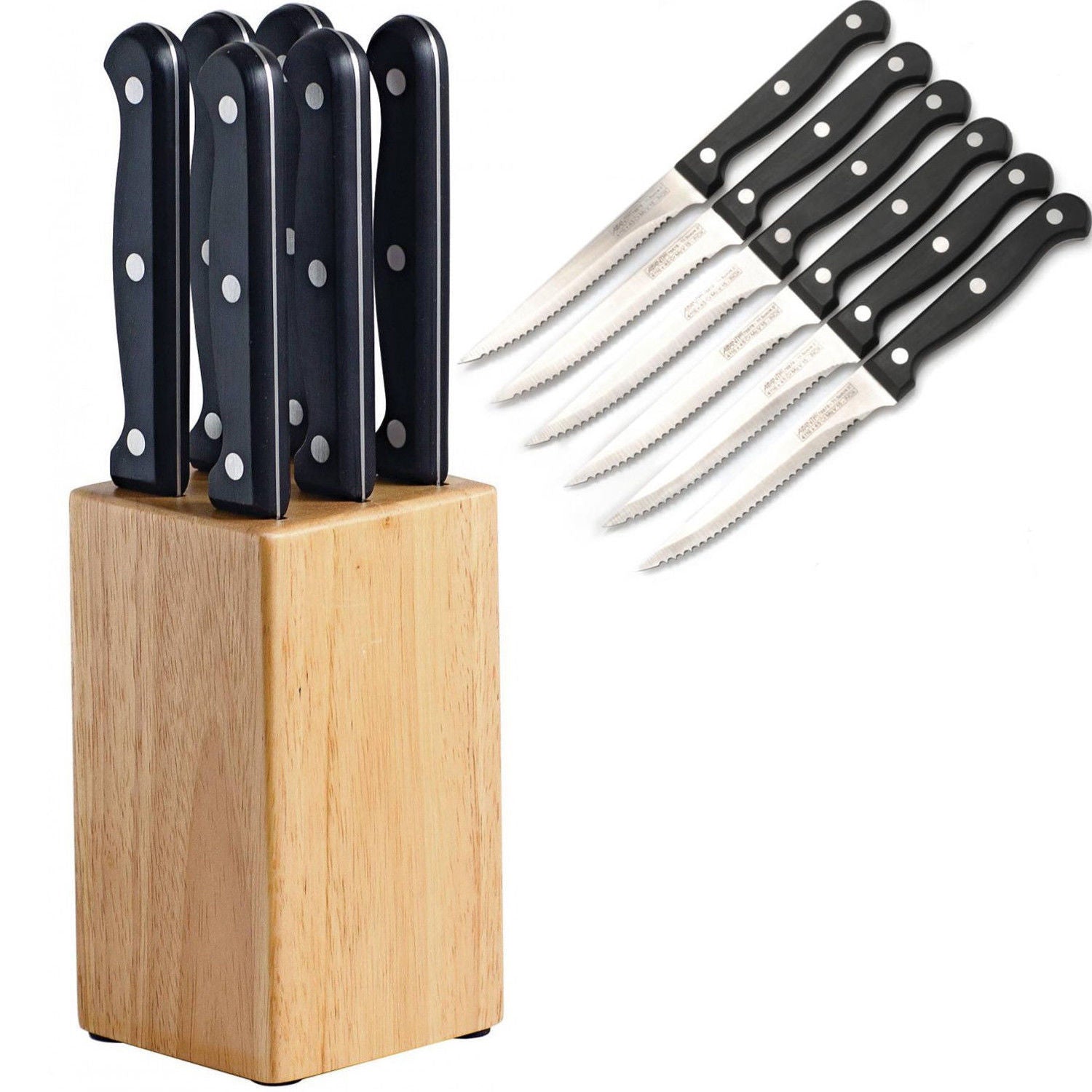 Avanti 7 Piece Steak Knife Block Set