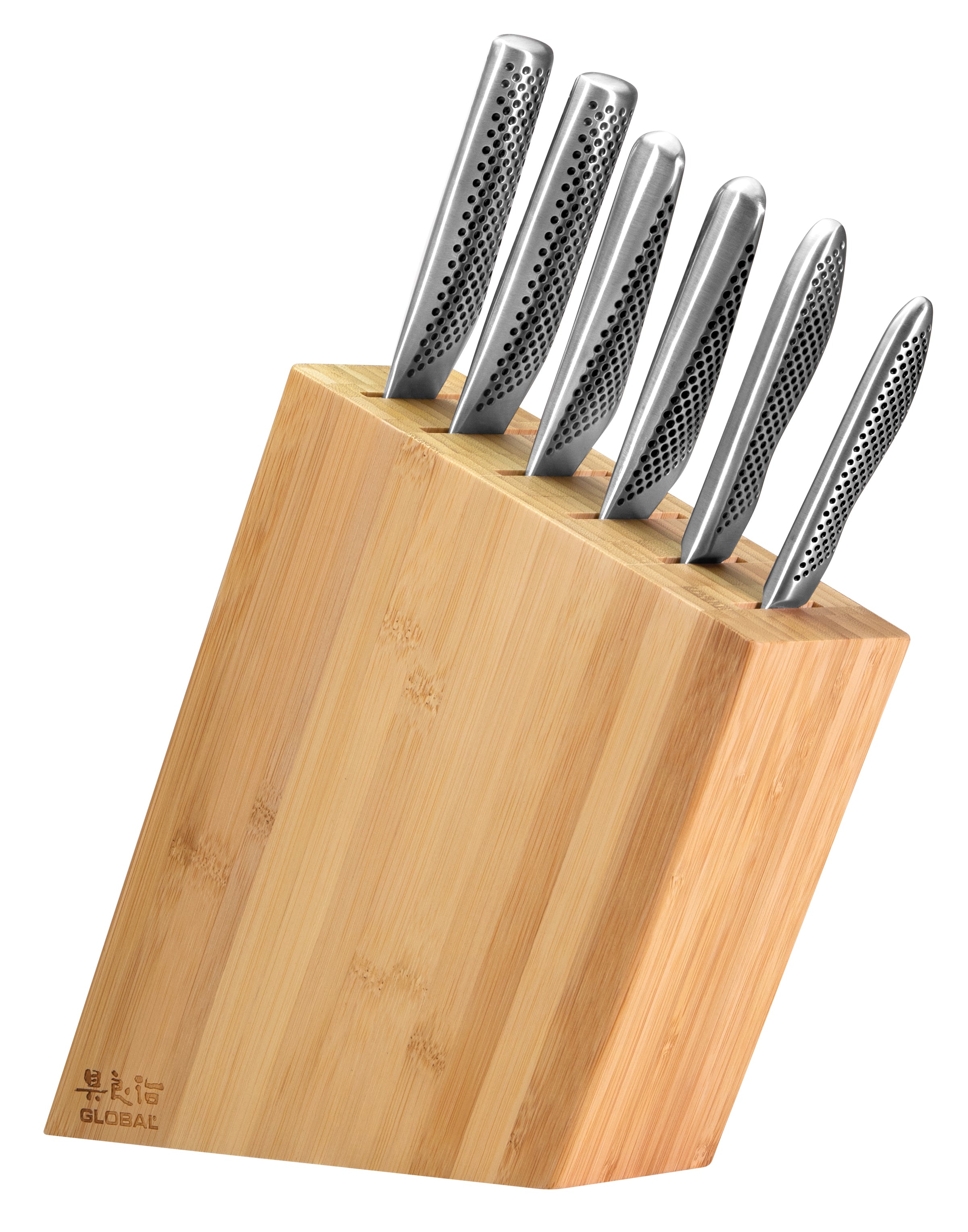 Global Kyoto 7 Piece Professional Cutlery Knife Block Set