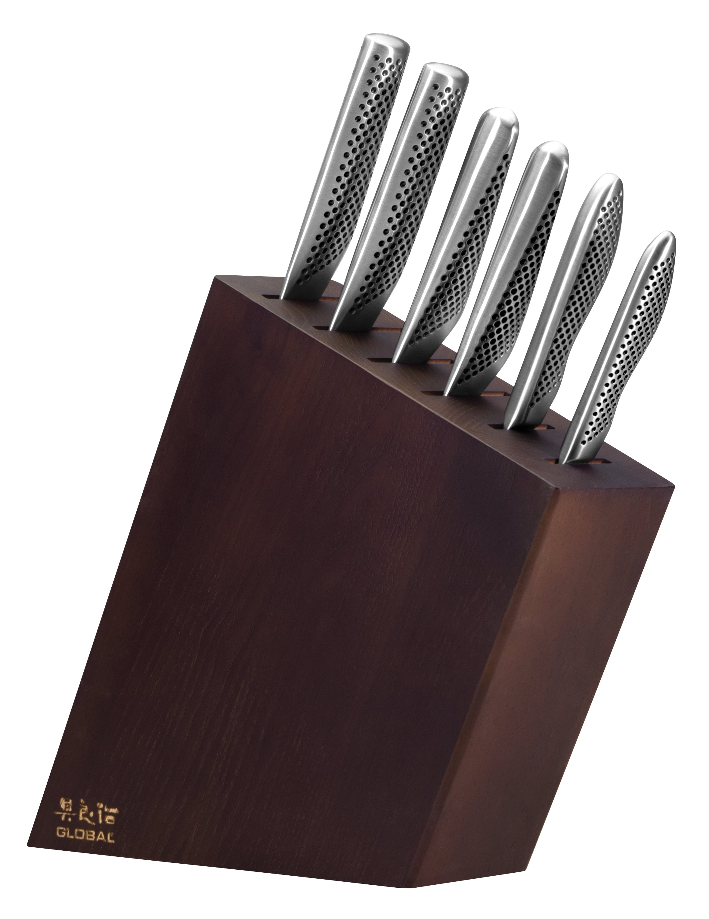 Global Kyoto 7 Piece Professional Cutlery Knife Block Set