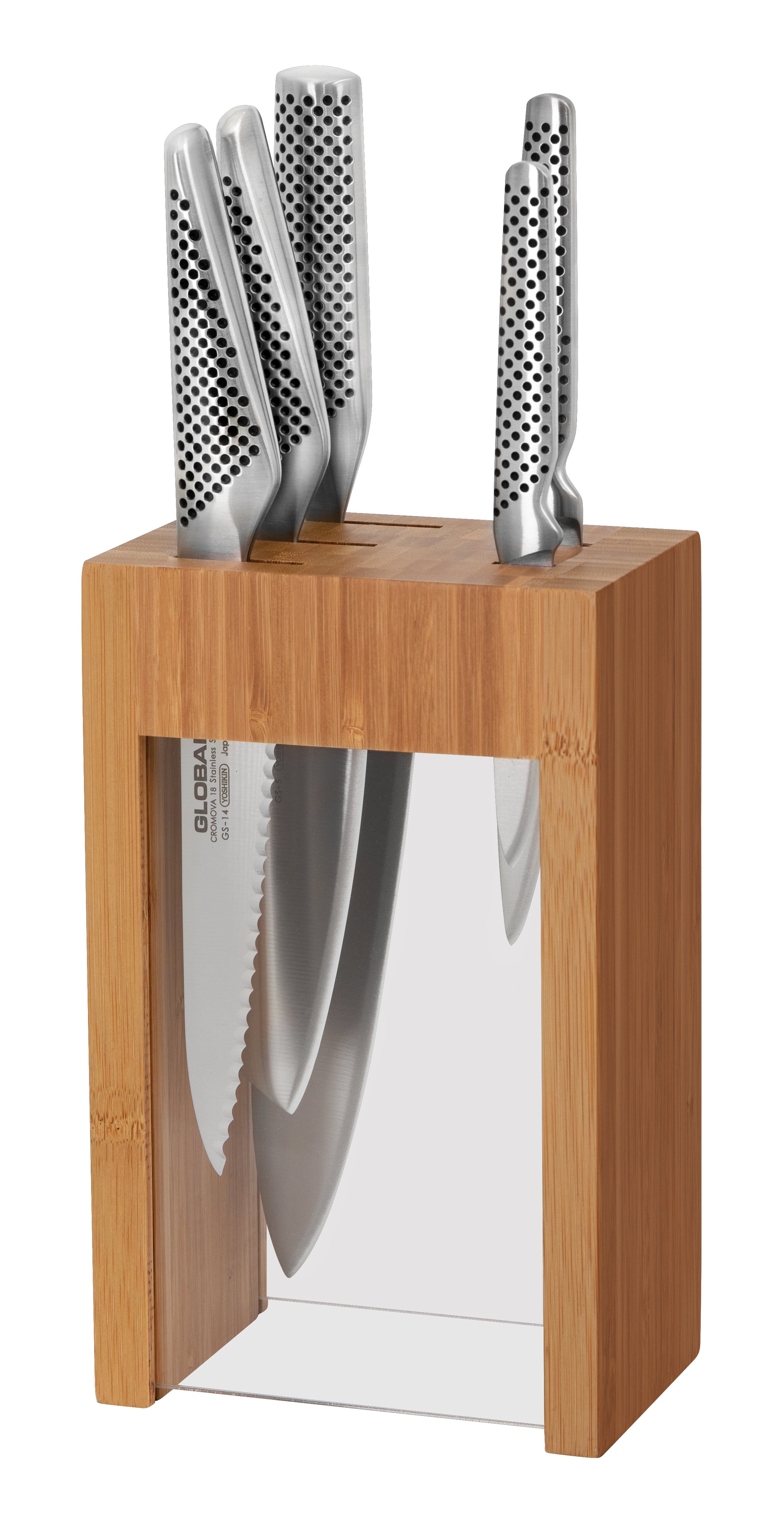 Global Osaka 6 Piece Knife Block Set