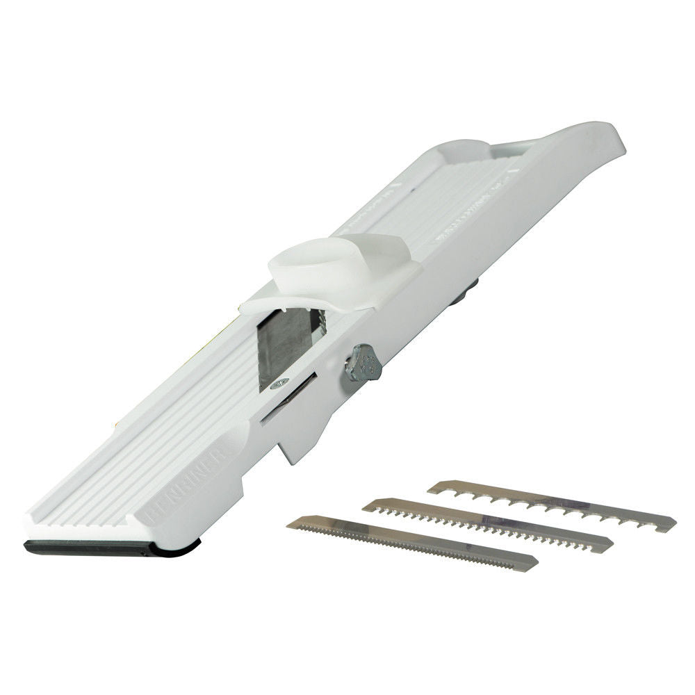 Benriner Vegetable Slicer 64mm White with Interchange Blades