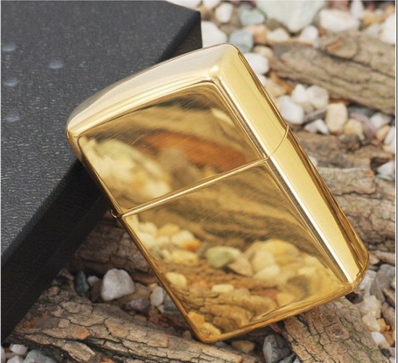 Zippo Lighter "High Polish Brass" 254B Gold