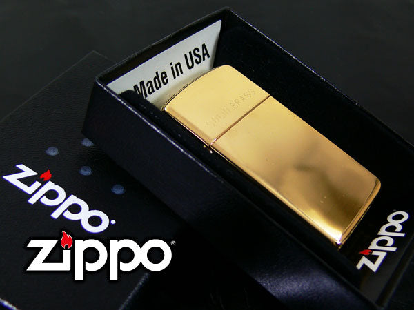 Zippo Lighter "High Polish Brass" 254B Gold
