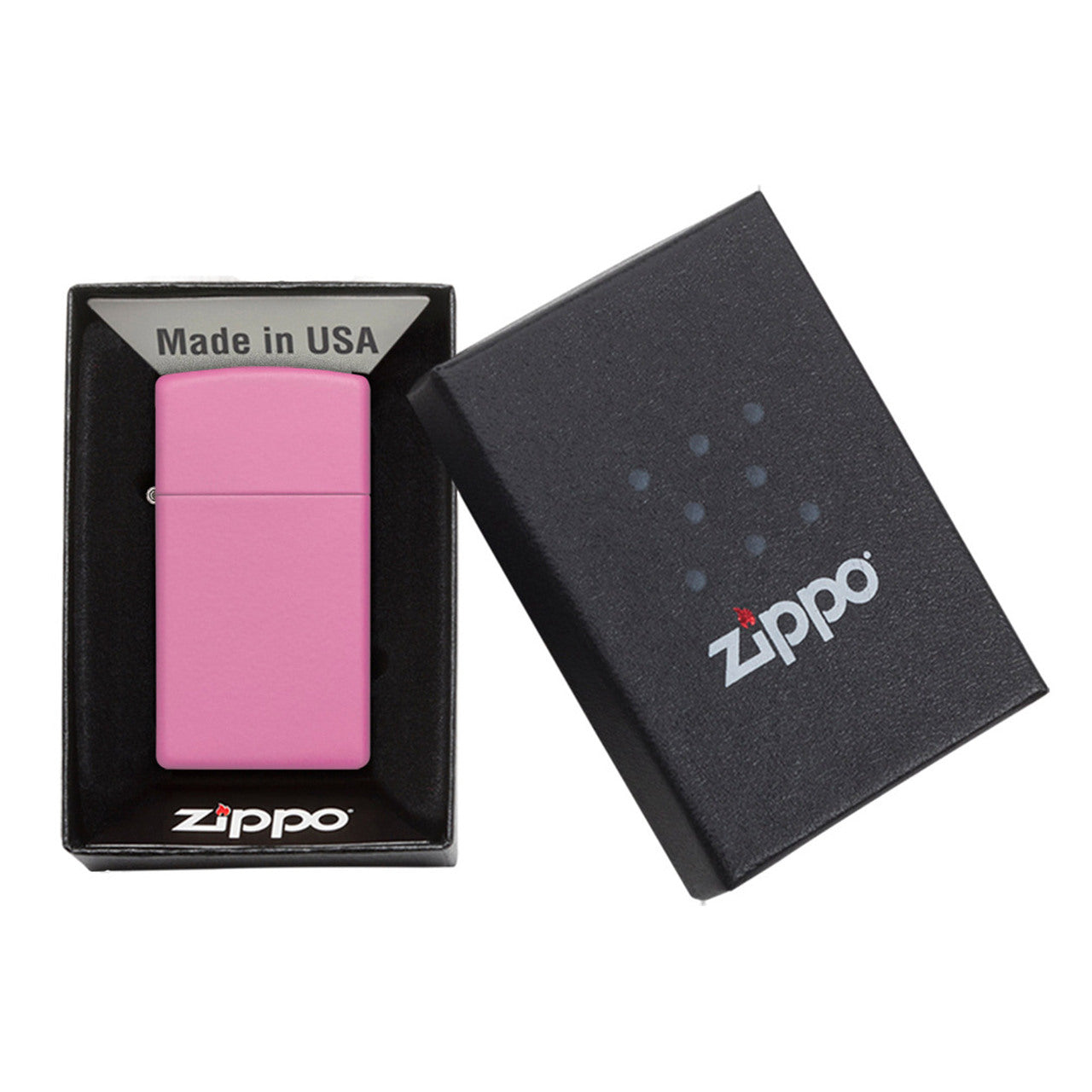 Zippo 1638 Lighter Slim Pink Matte