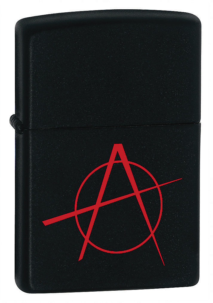 Zippo Windproof Lighter Anarchy Black Matte