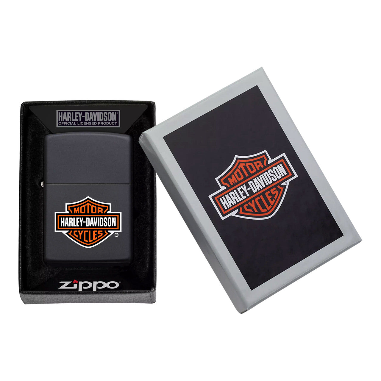 Zippo Windproof Lighter Harley Davidson Black Matte