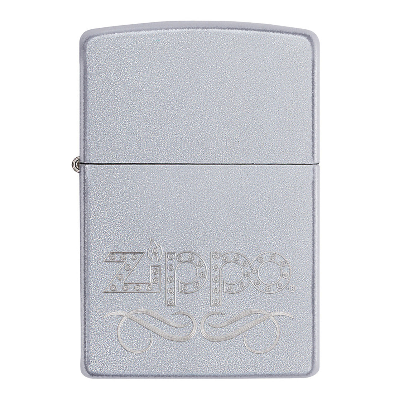 Zippo Windproof Lighter Scroll Satin Chrome