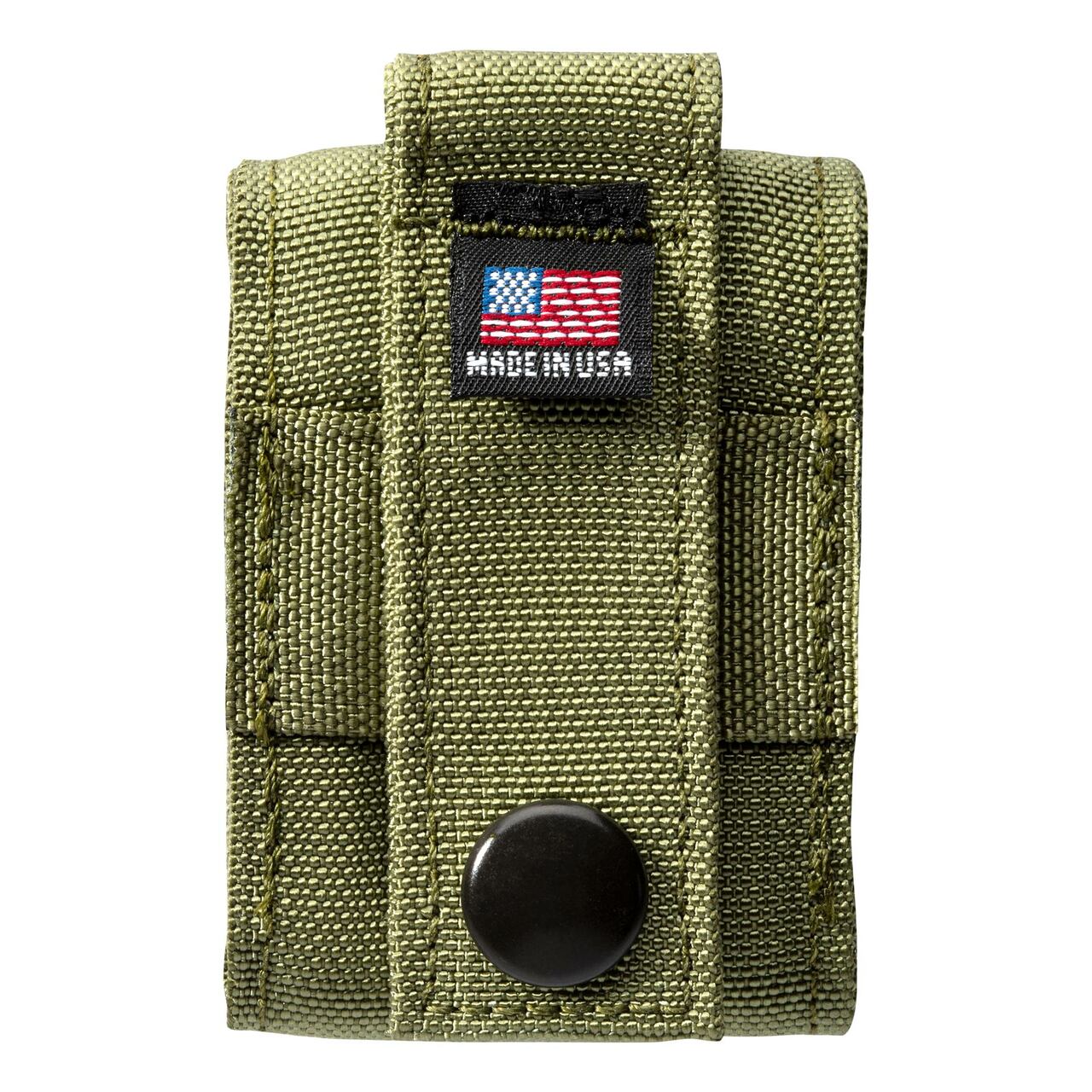 Zippo Black Crackle Windproof Lighter And Green Tactical Pouch Gift Set