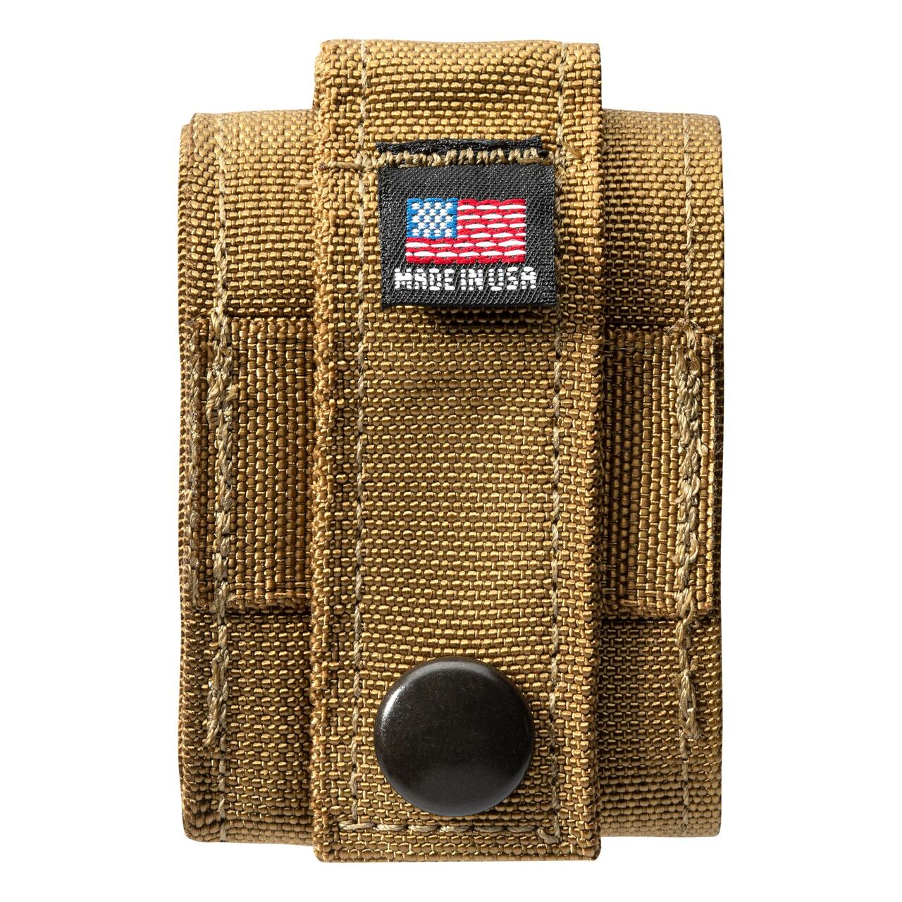 ZIPPO Black Crackle Windproof Lighter And Coyote Tactical Pouch Gift Set