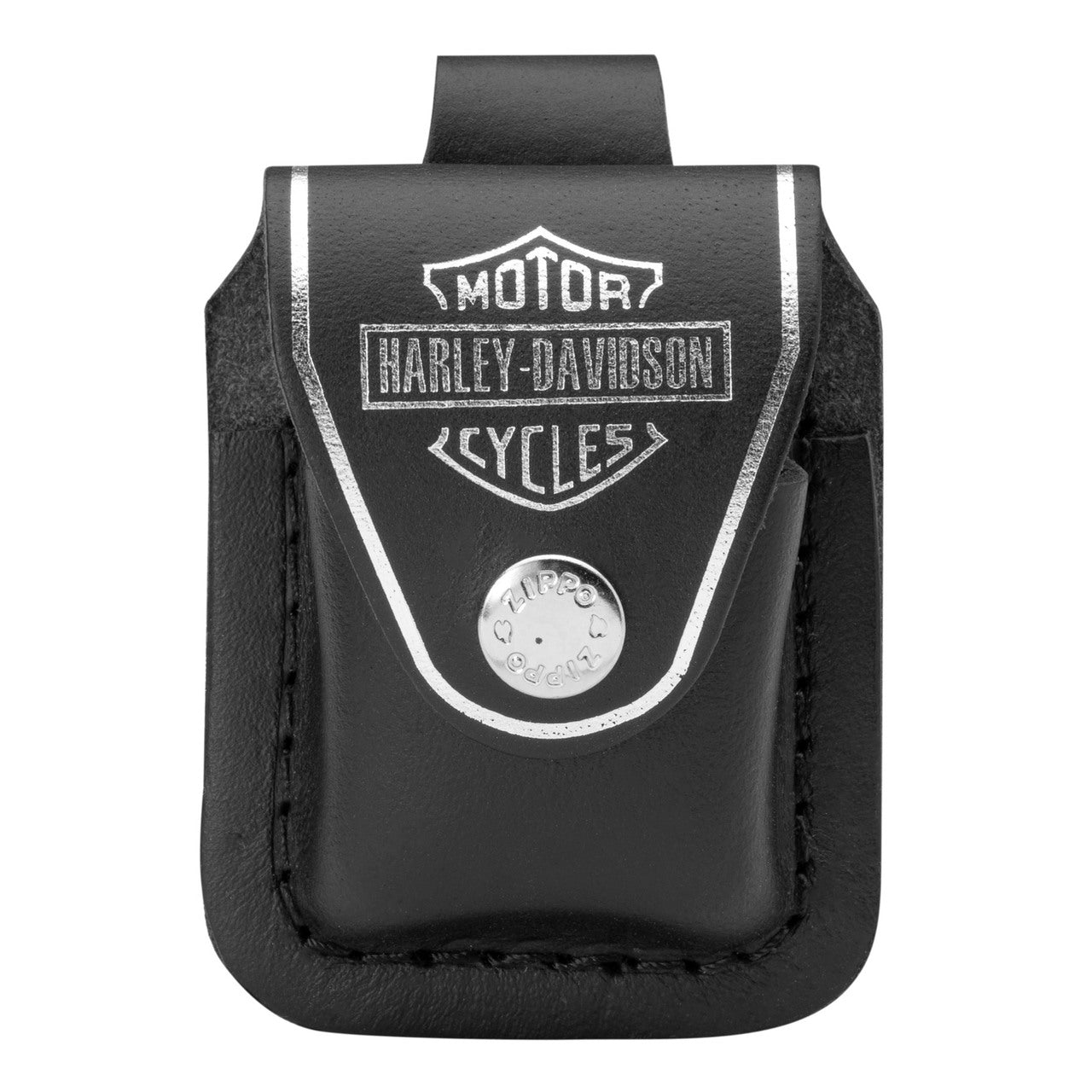 Zippo Harley Davidson Lighter Pouch Leather Black